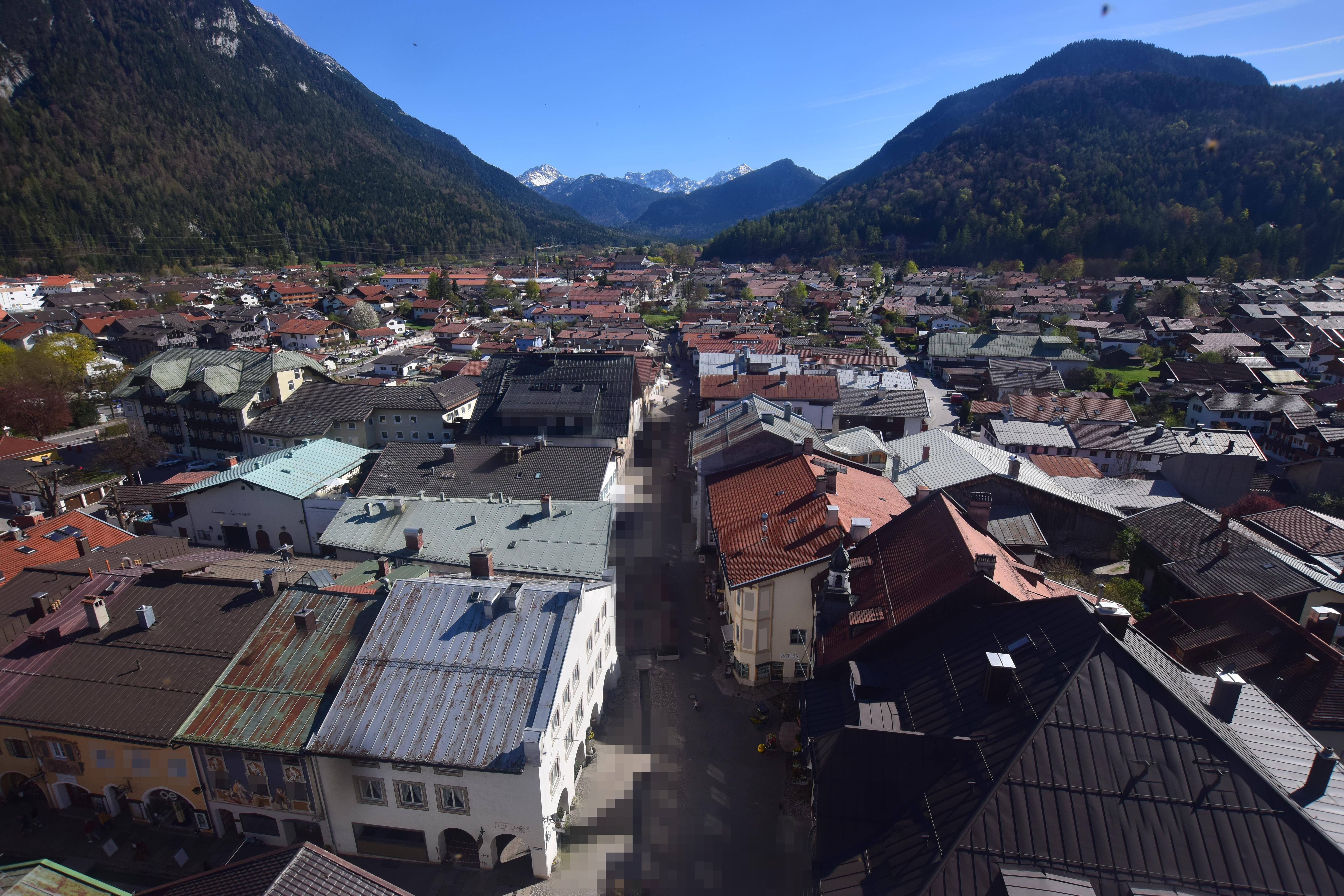 Archiv Foto Webcam Karwendel Mittenwald - Kirche