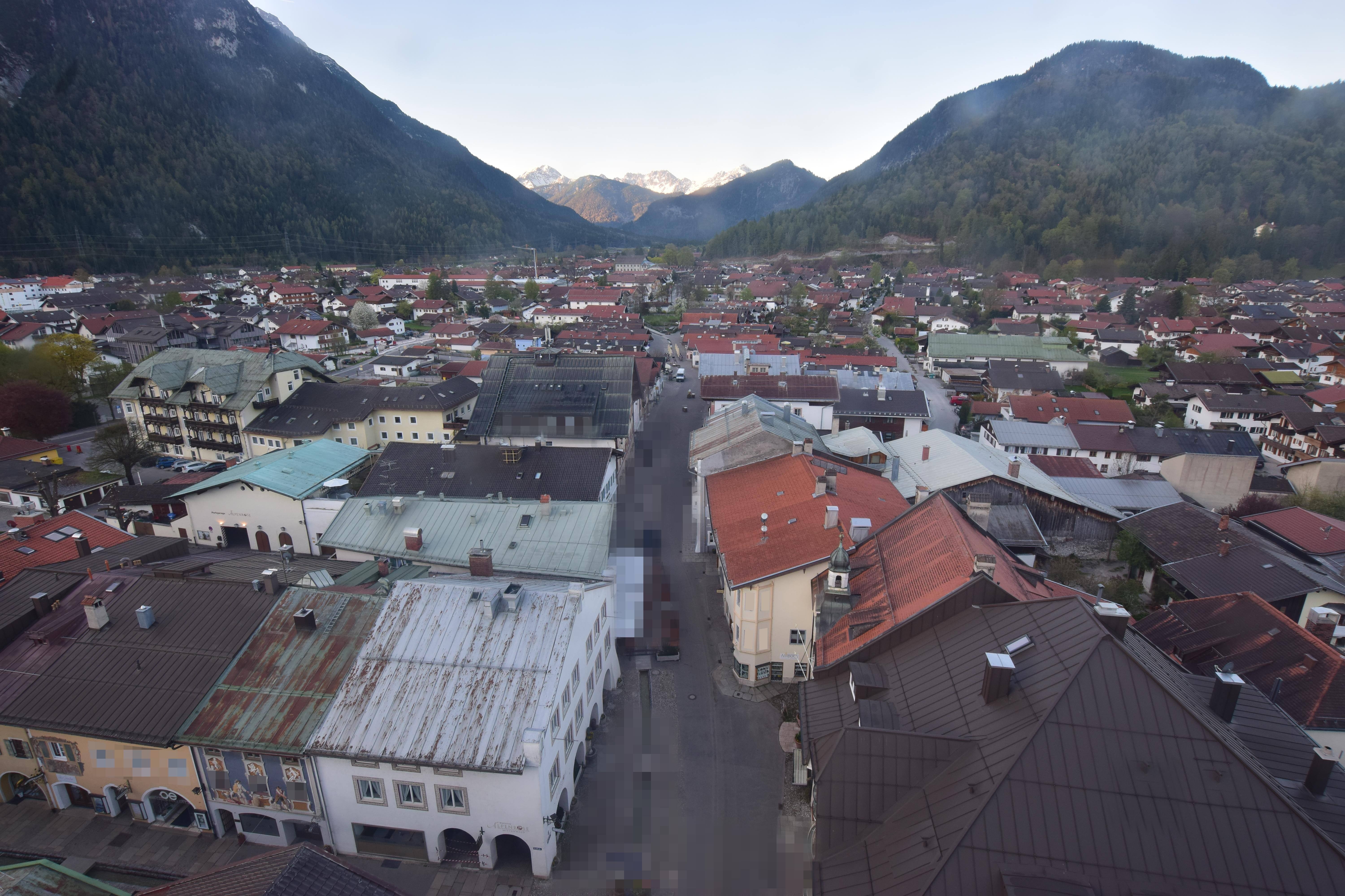 Archiv Foto Webcam Karwendel Mittenwald - Kirche