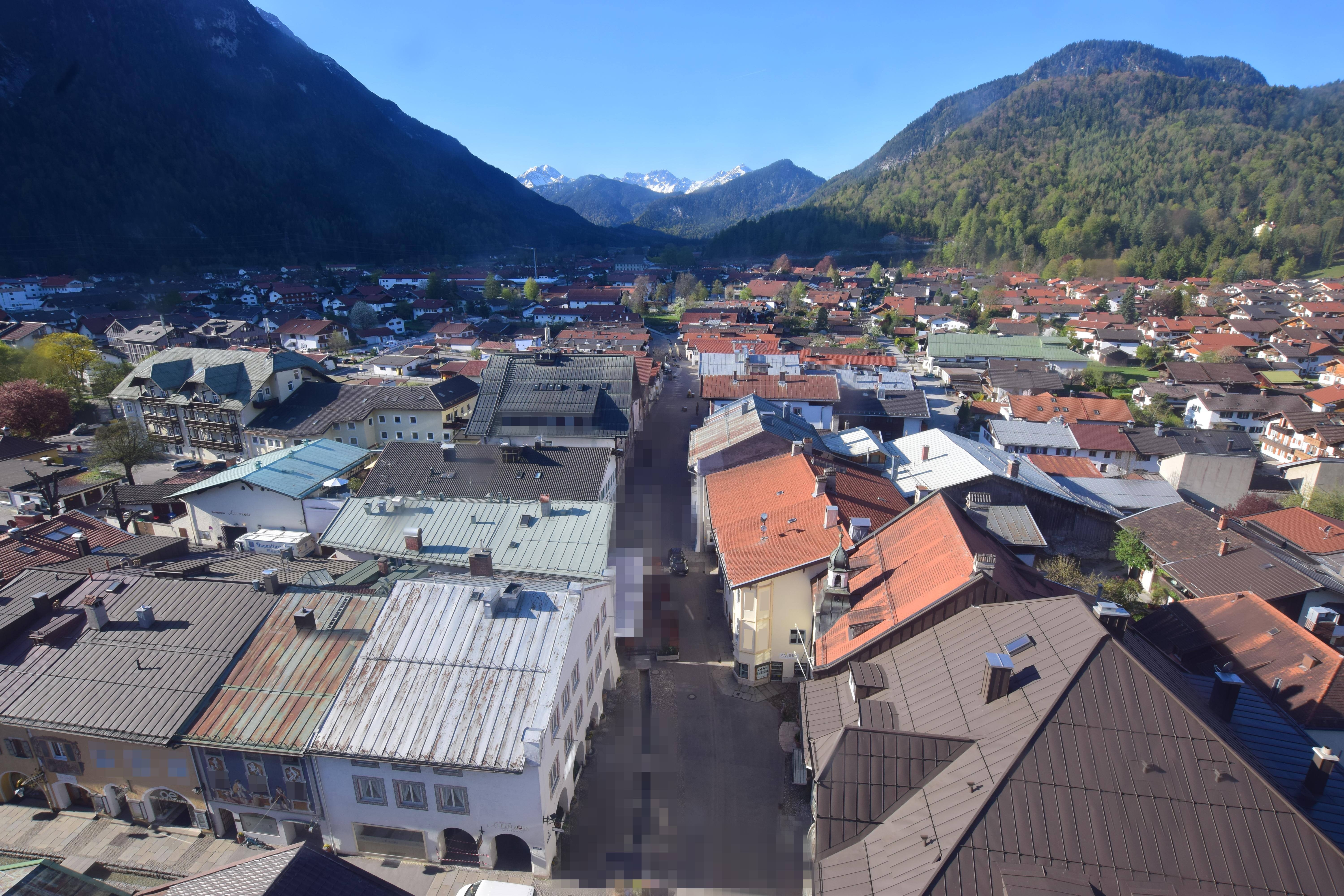 Archiv Foto Webcam Karwendel Mittenwald - Kirche