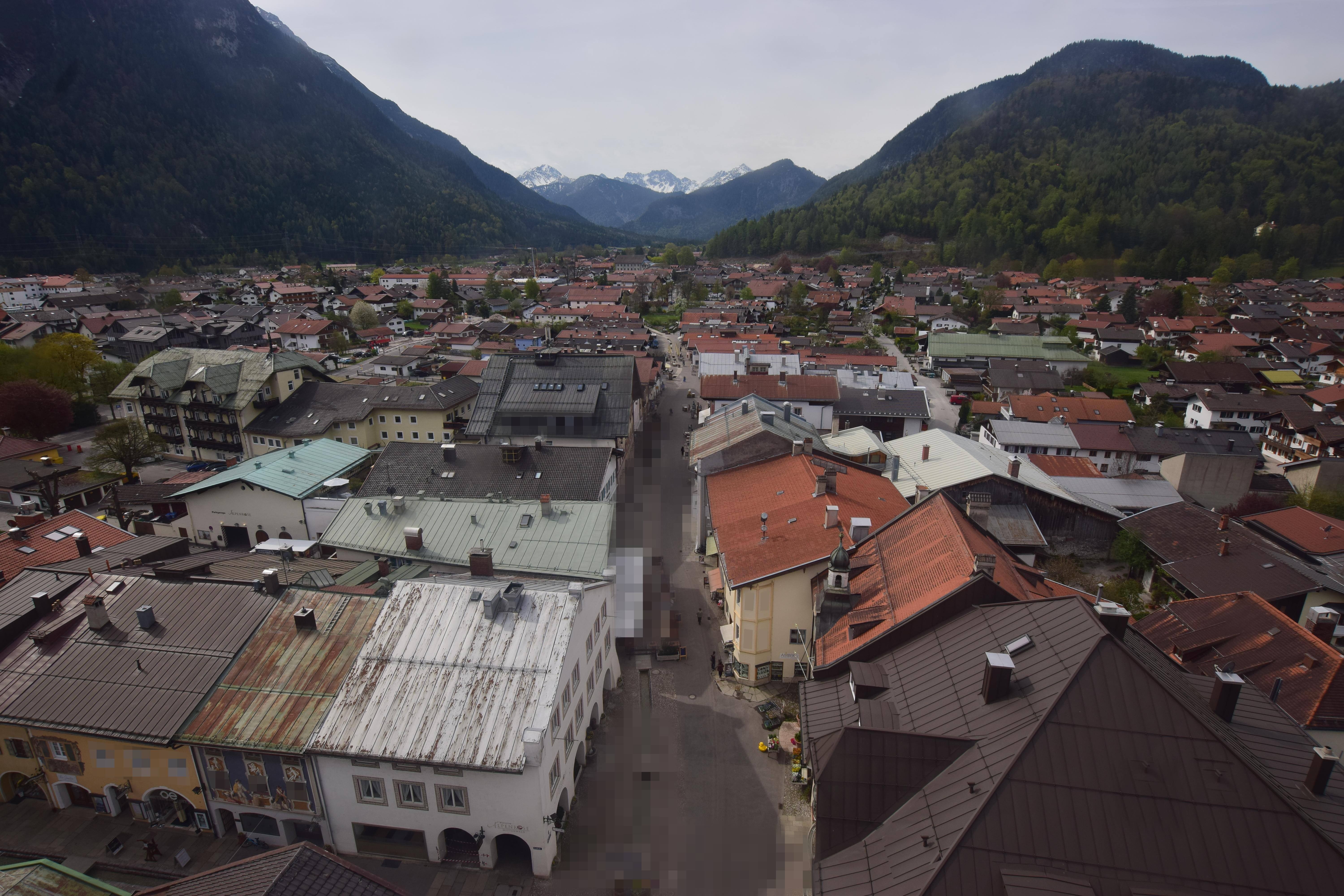 Archiv Foto Webcam Karwendel Mittenwald - Kirche