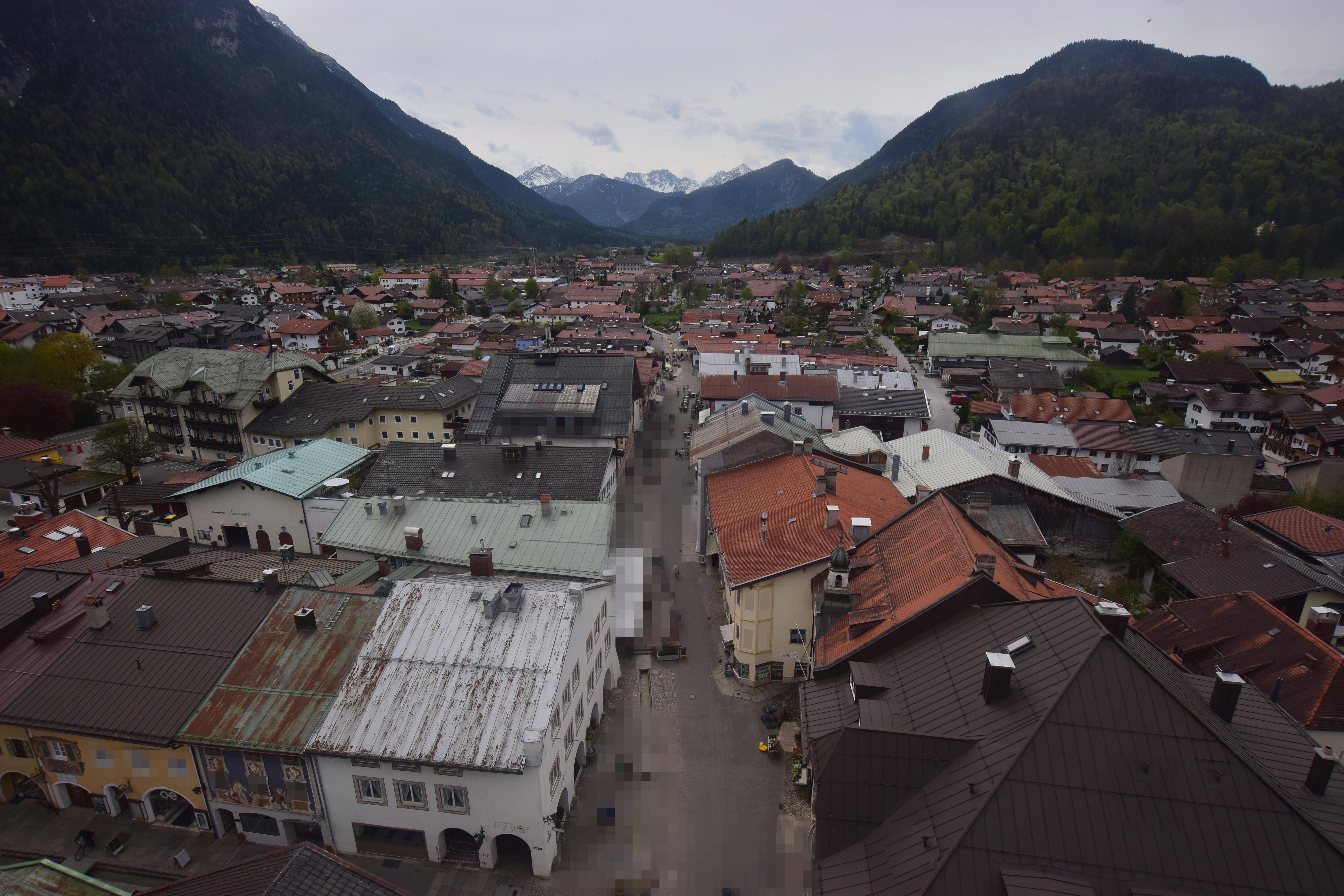 Archiv Foto Webcam Karwendel Mittenwald - Kirche