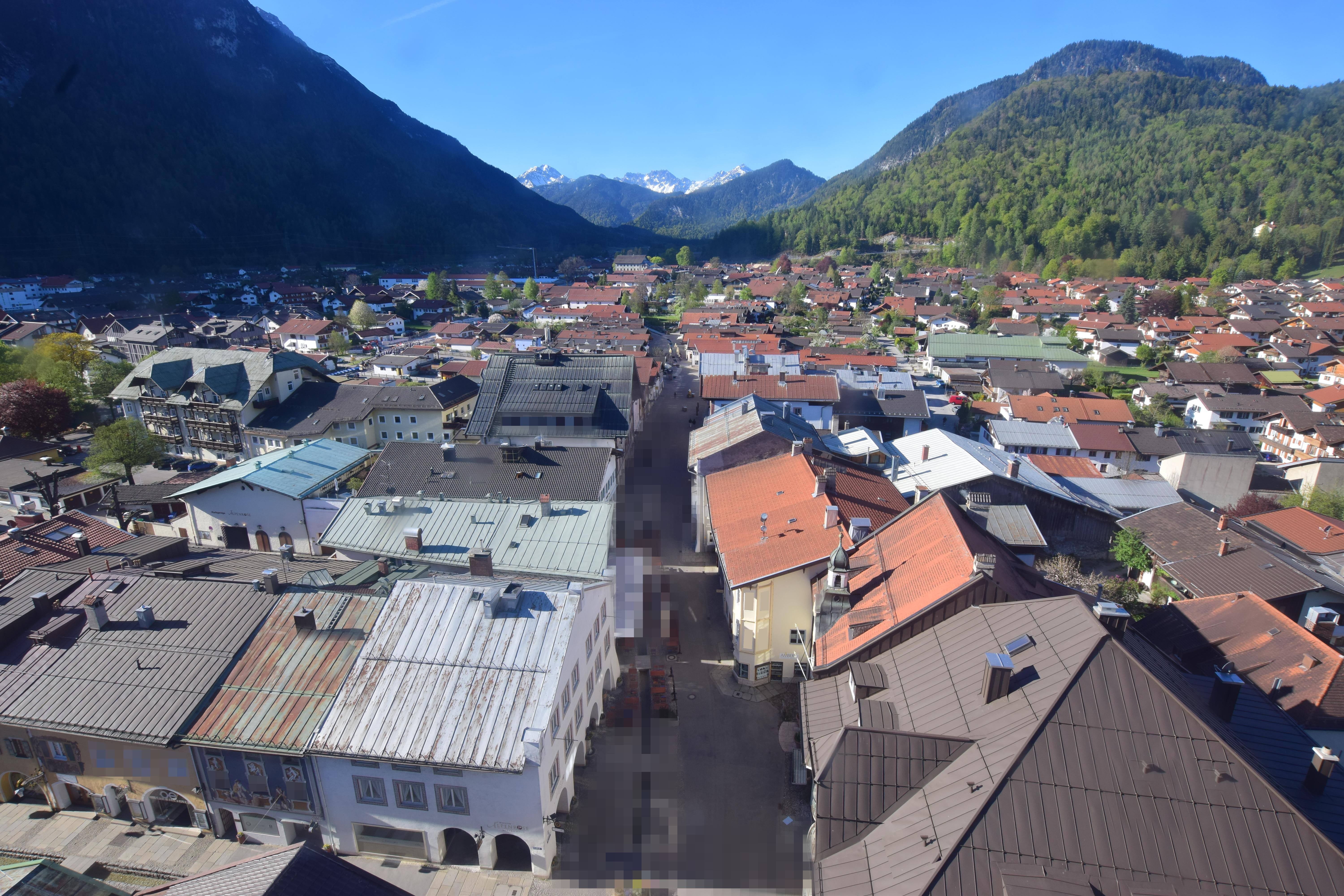 Archiv Foto Webcam Karwendel Mittenwald - Kirche
