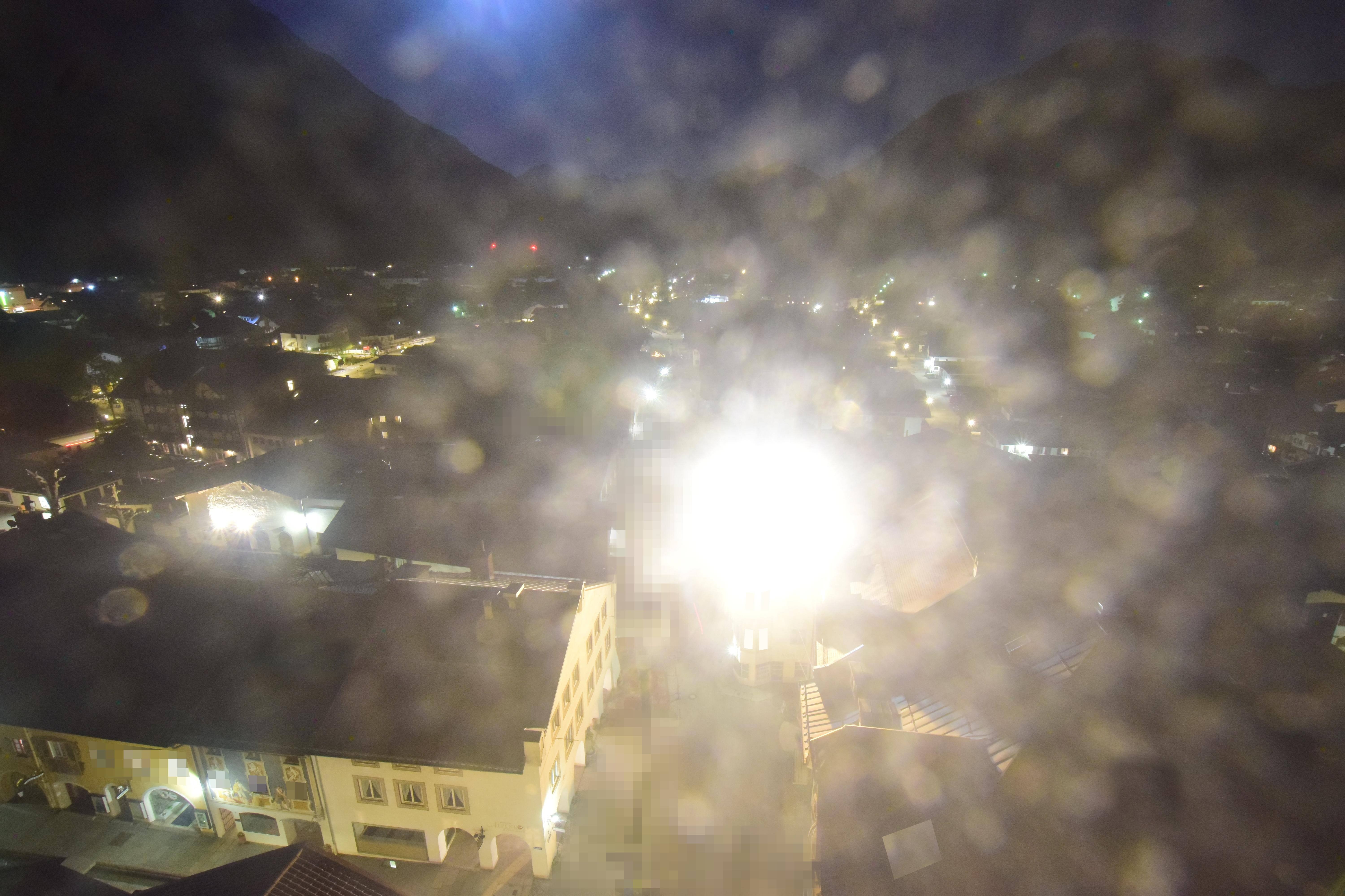 Archived image Webcam Karwendel Mittenwald - Church