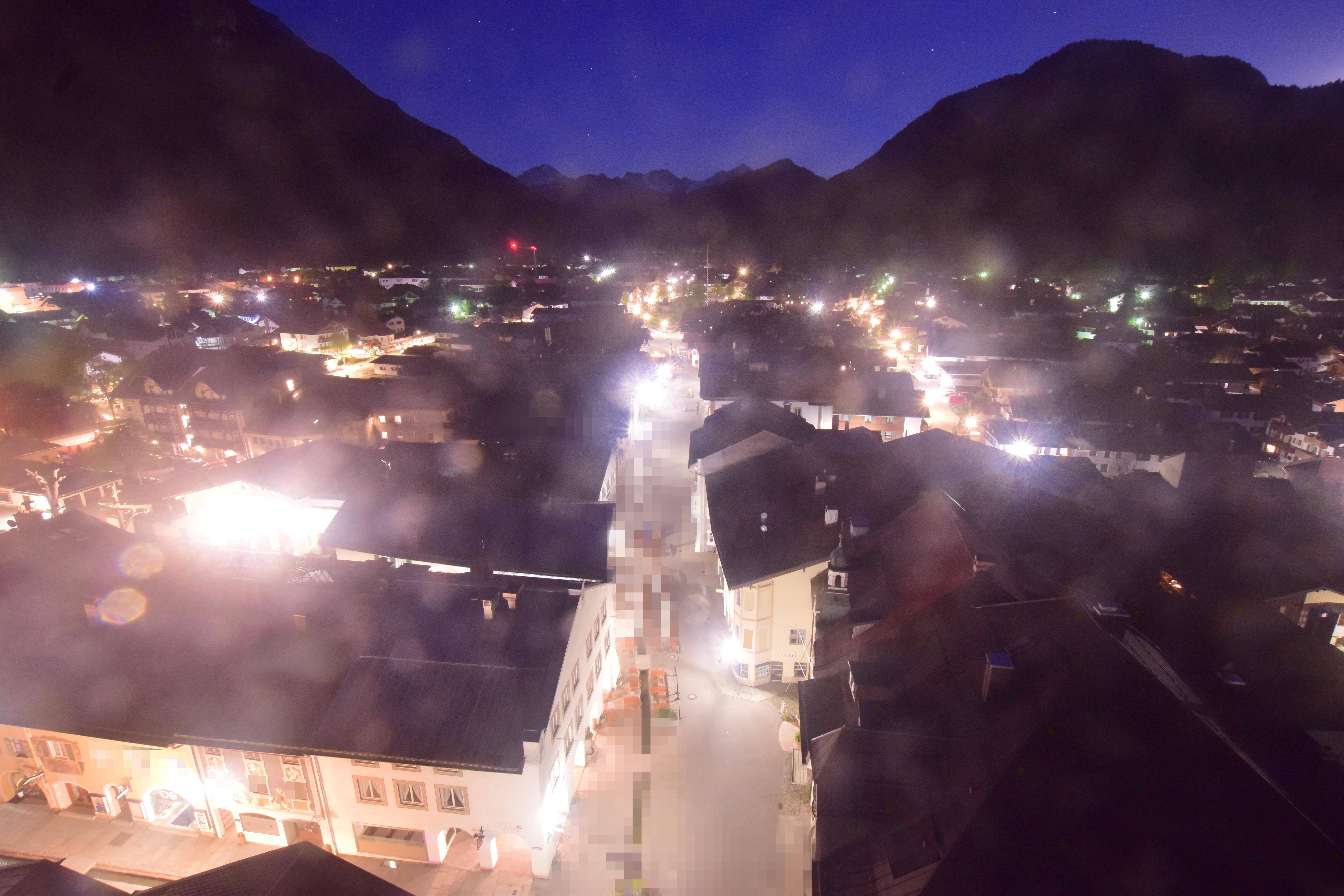 Archived image Webcam Karwendel Mittenwald - Church