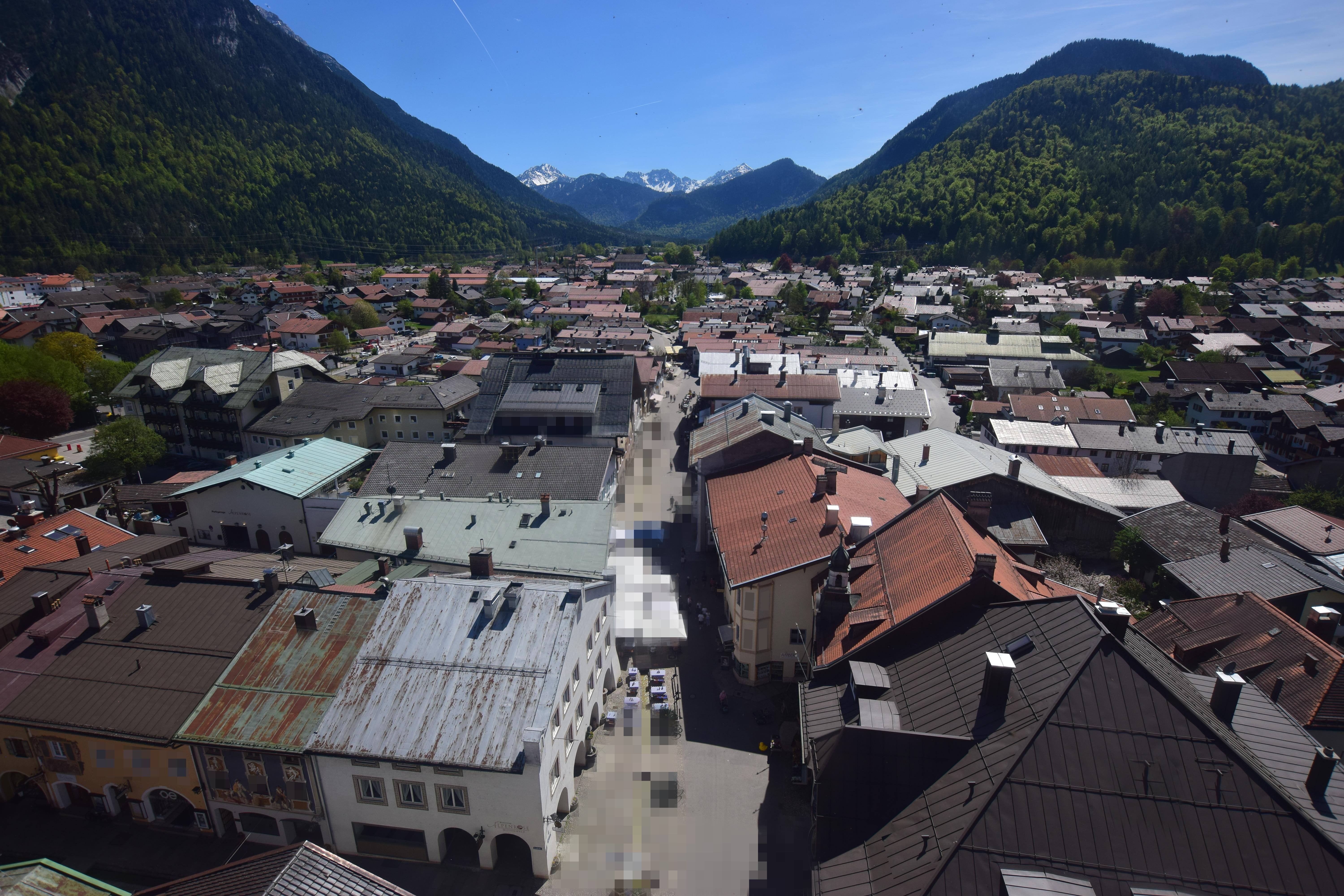 Archiv Foto Webcam Karwendel Mittenwald - Kirche
