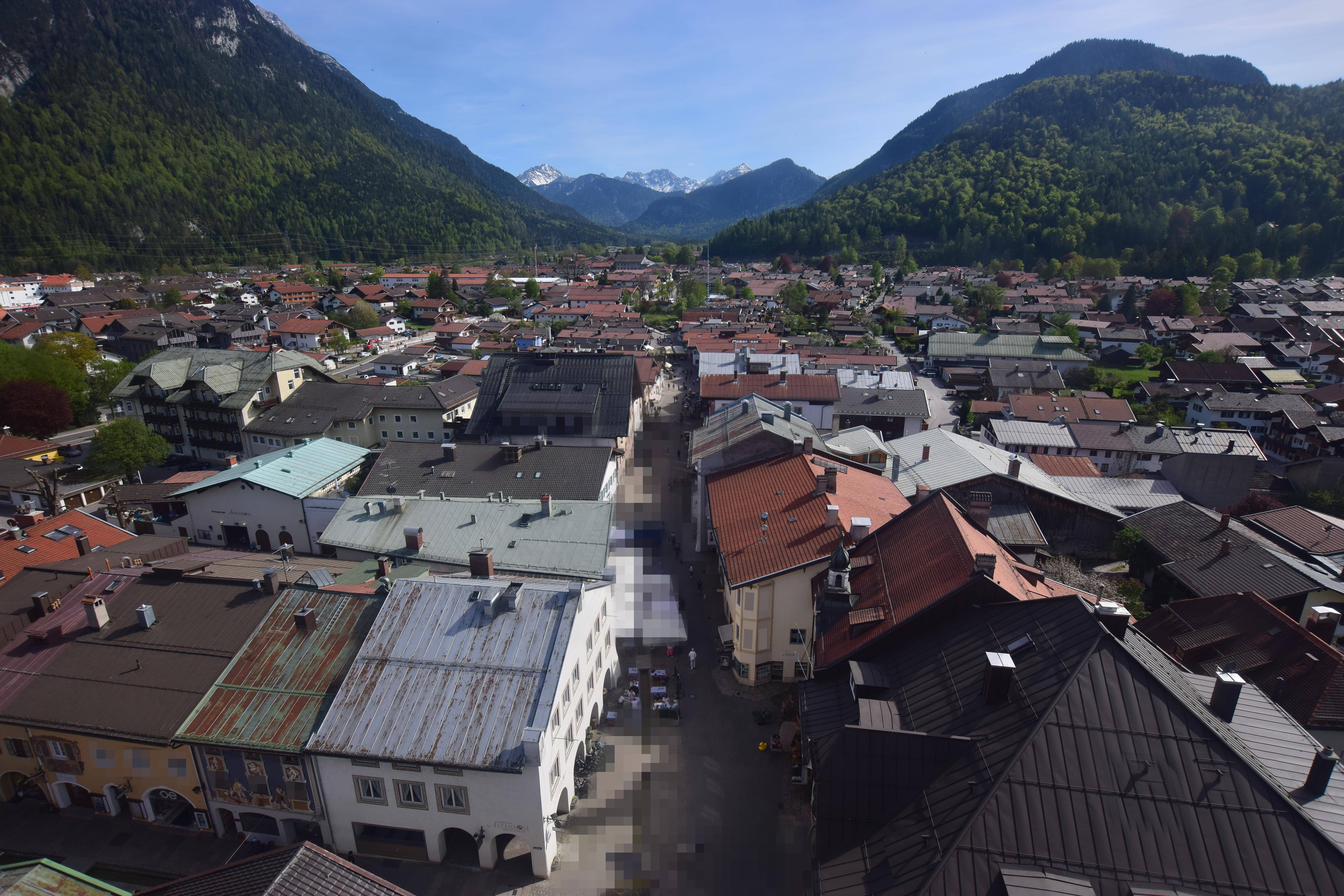 Archiv Foto Webcam Karwendel Mittenwald - Kirche