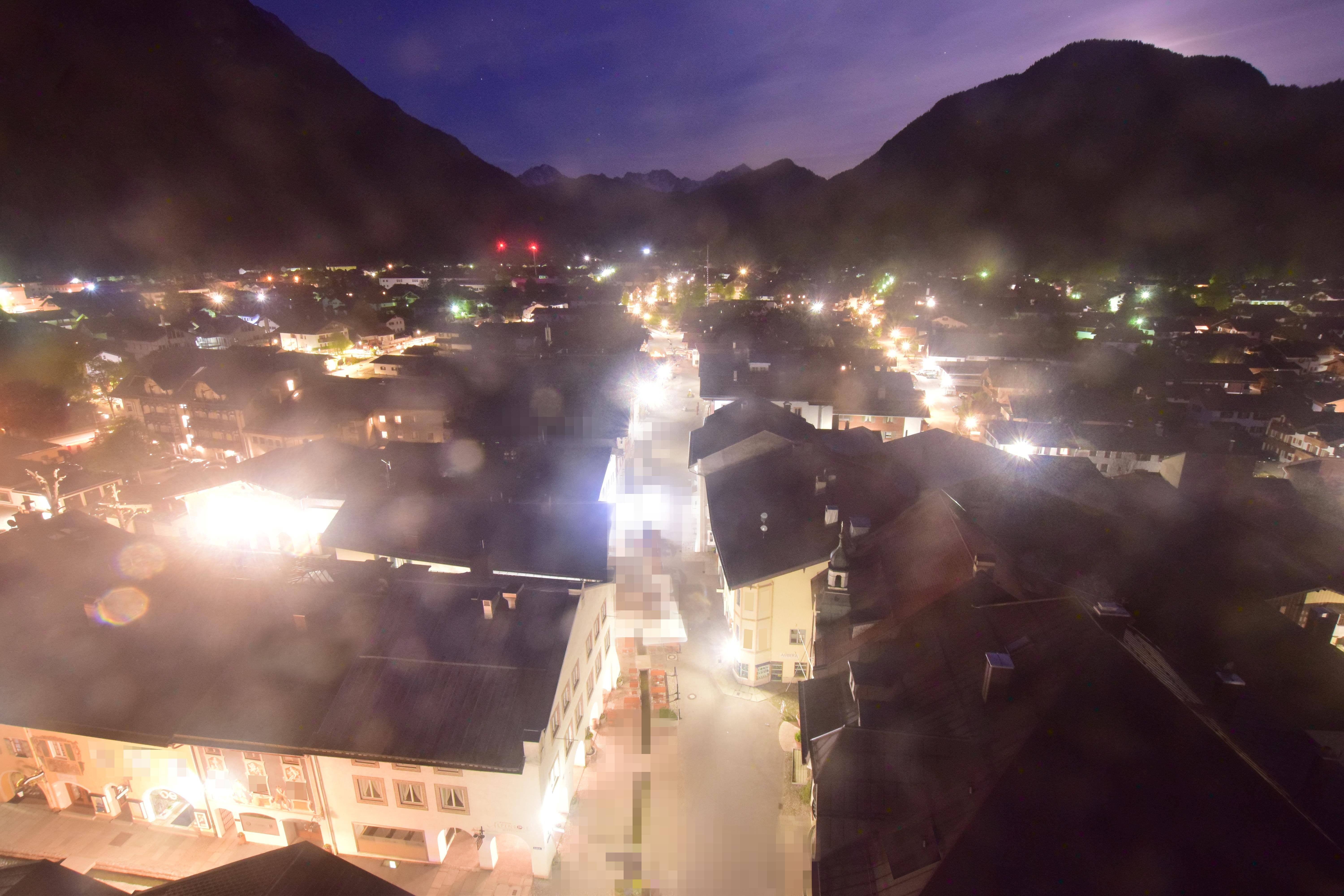 Archiv Foto Webcam Karwendel Mittenwald - Kirche
