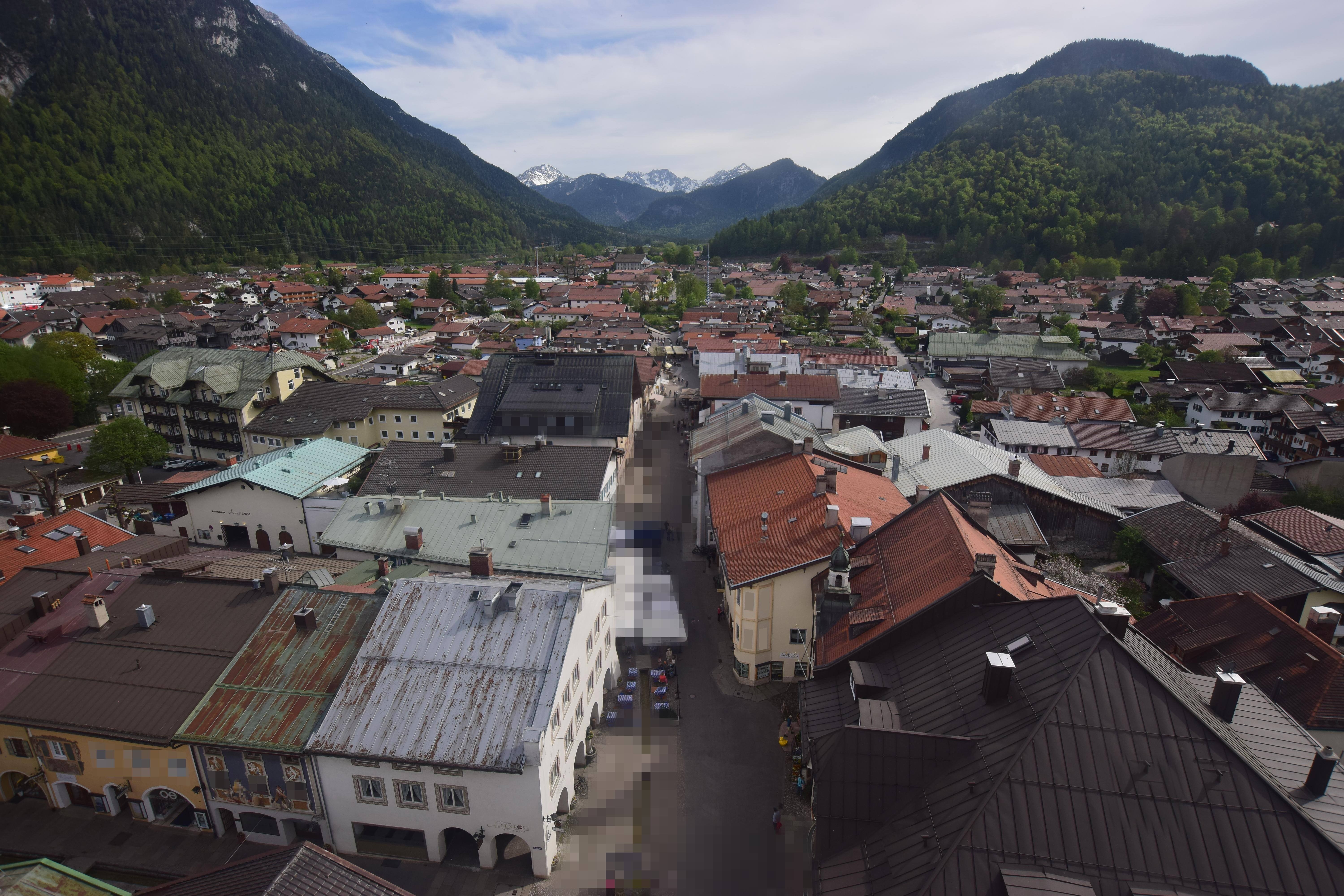 Archiv Foto Webcam Karwendel Mittenwald - Kirche