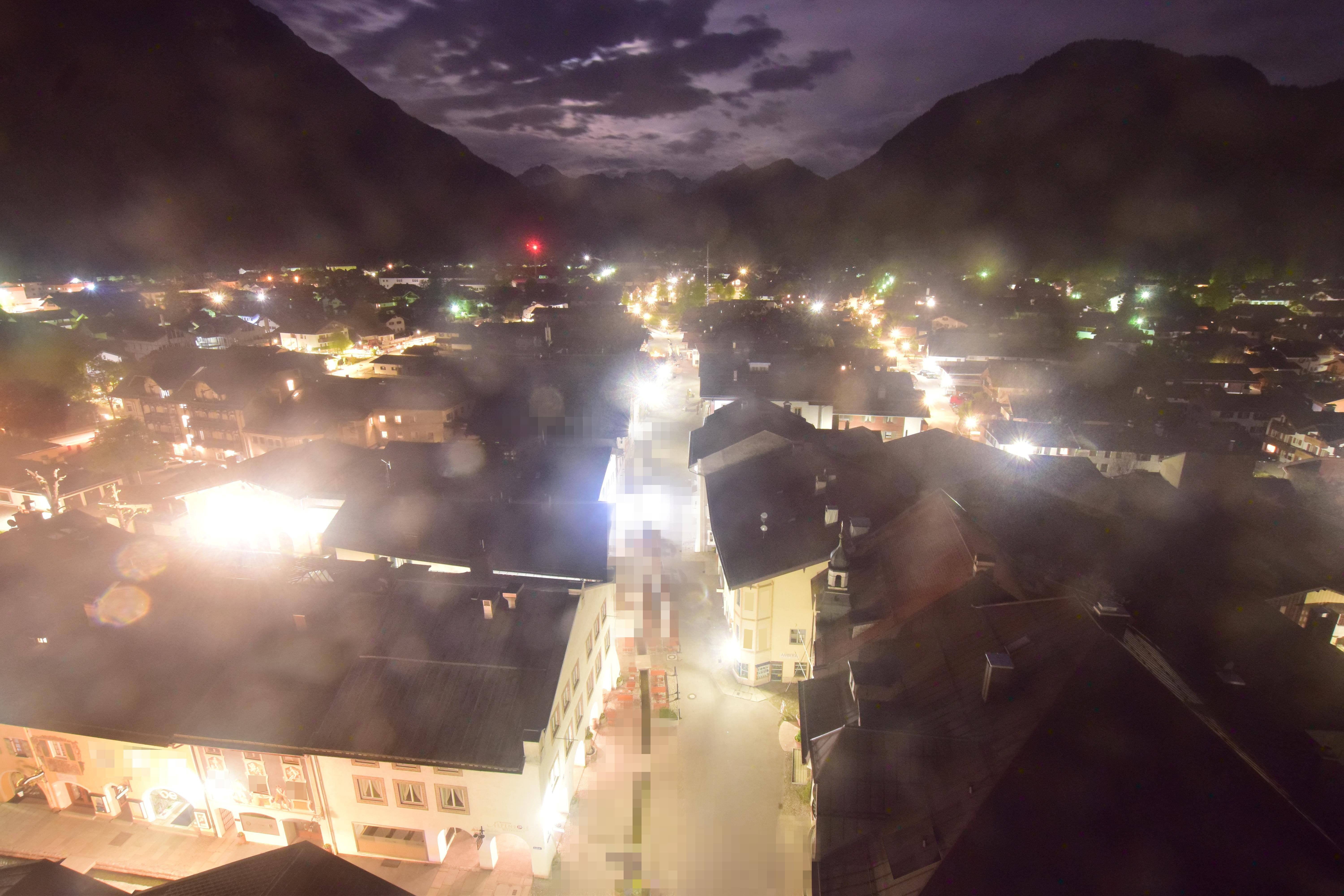 Archiv Foto Webcam Karwendel Mittenwald - Kirche