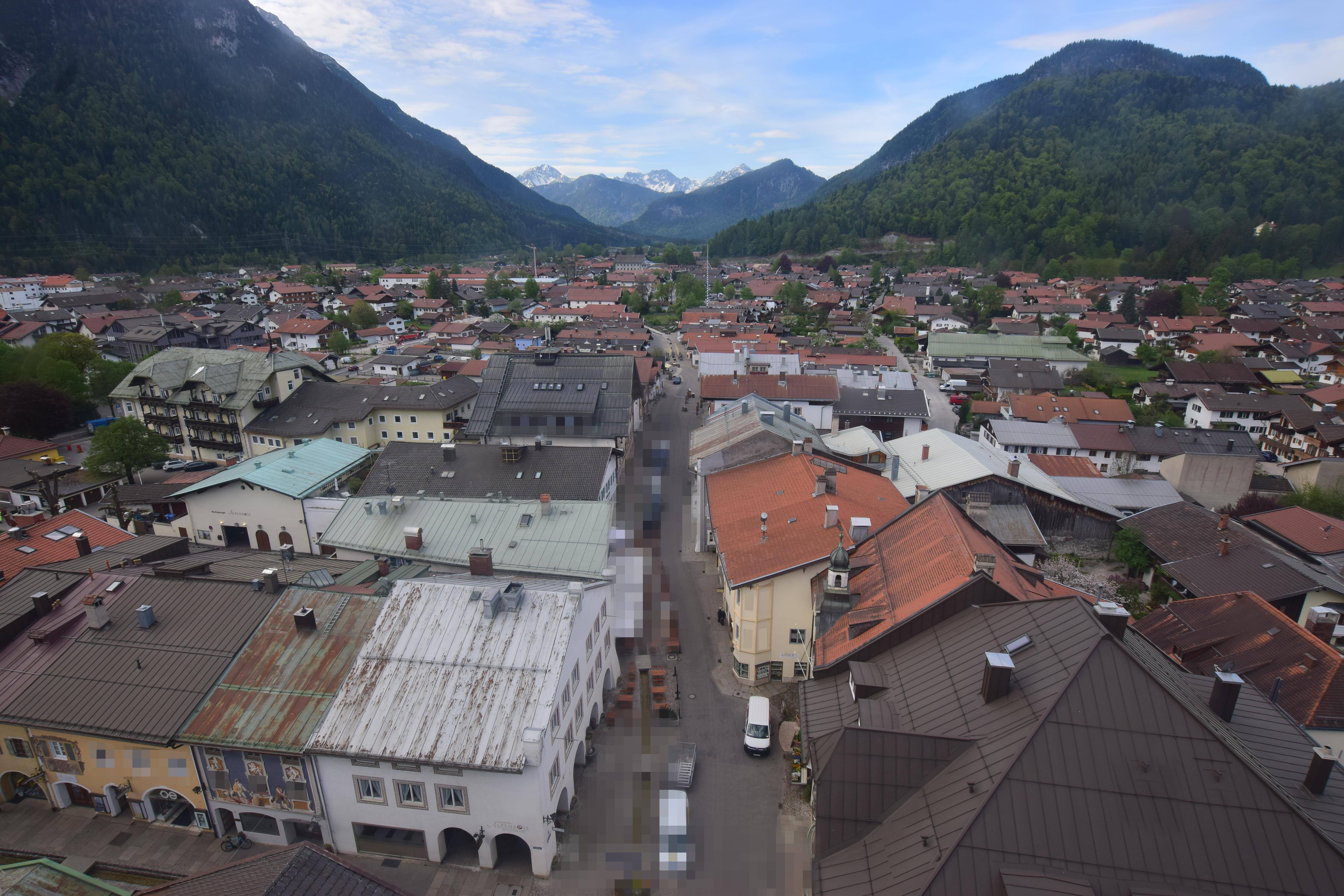 Archiv Foto Webcam Karwendel Mittenwald - Kirche