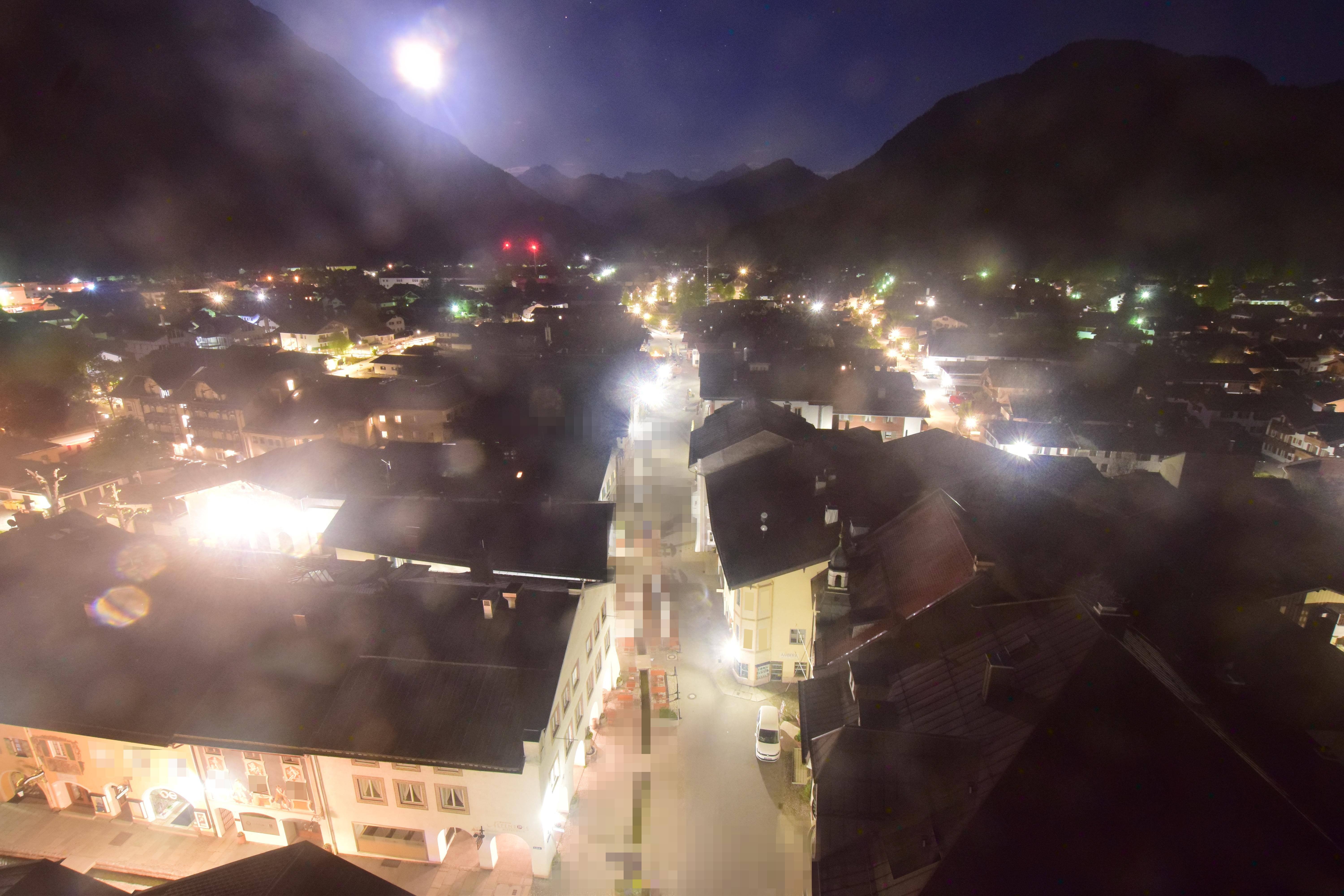 Archived image Webcam Karwendel Mittenwald - Church