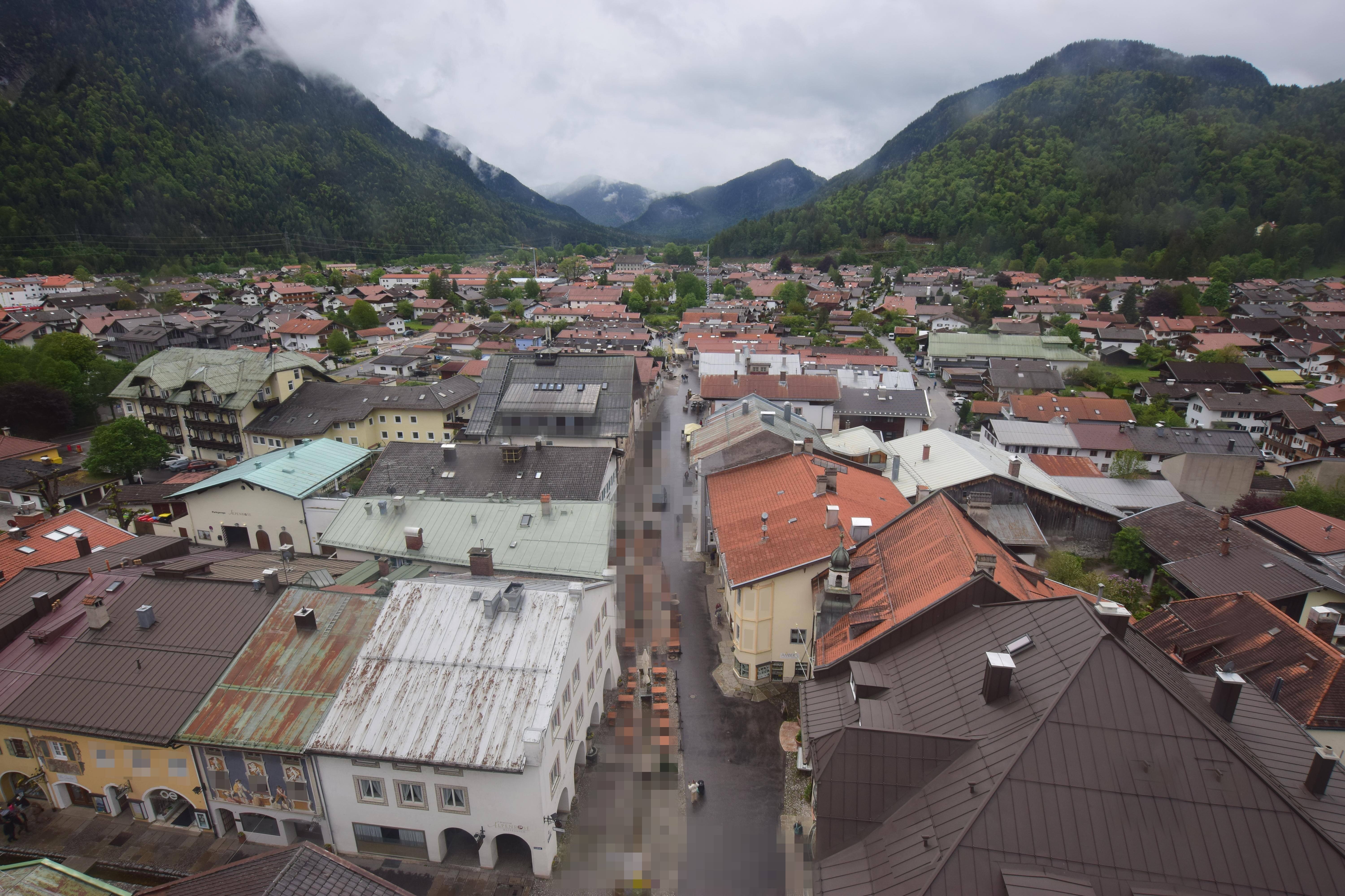 Archiv Foto Webcam Karwendel Mittenwald - Kirche
