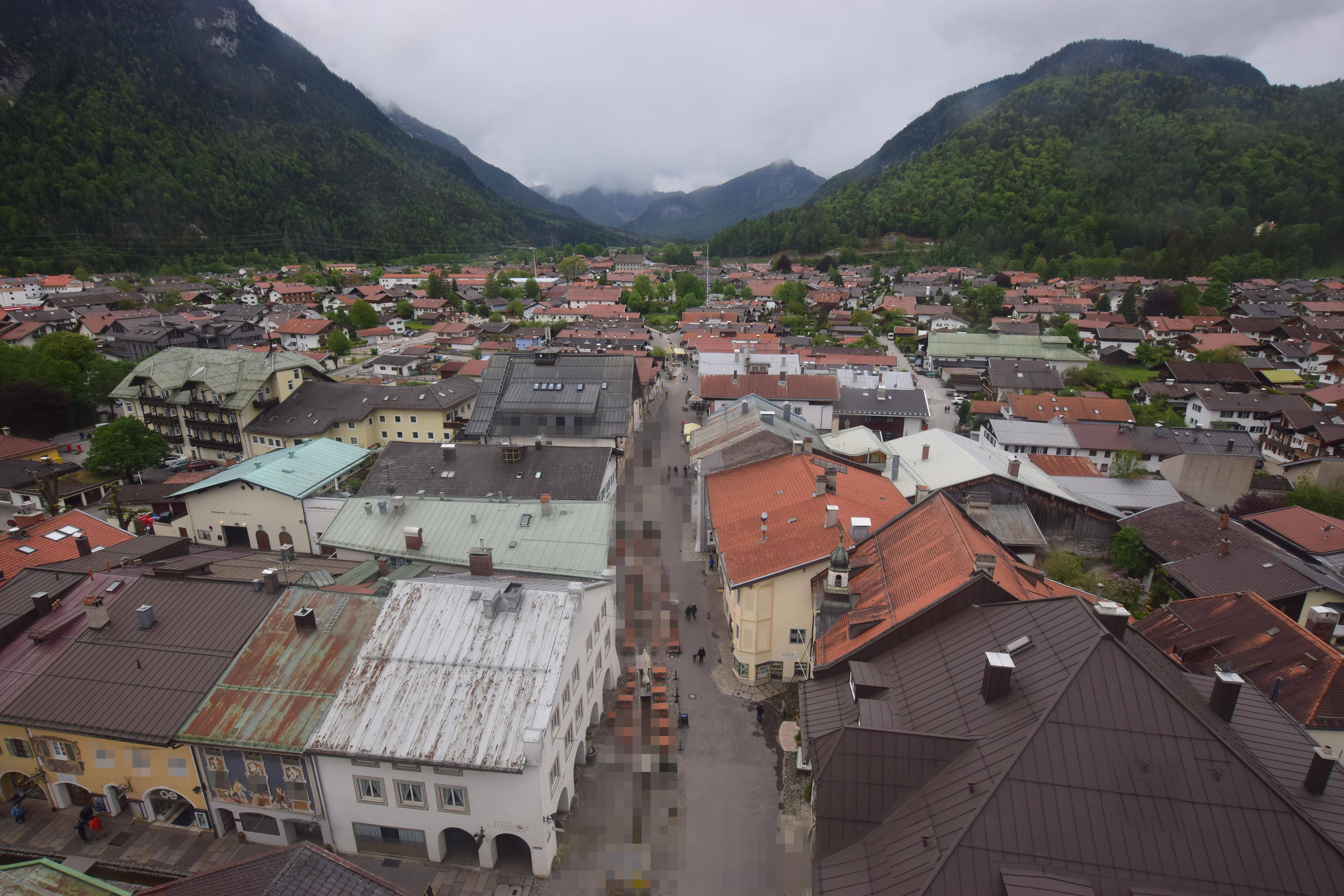 Archiv Foto Webcam Karwendel Mittenwald - Kirche