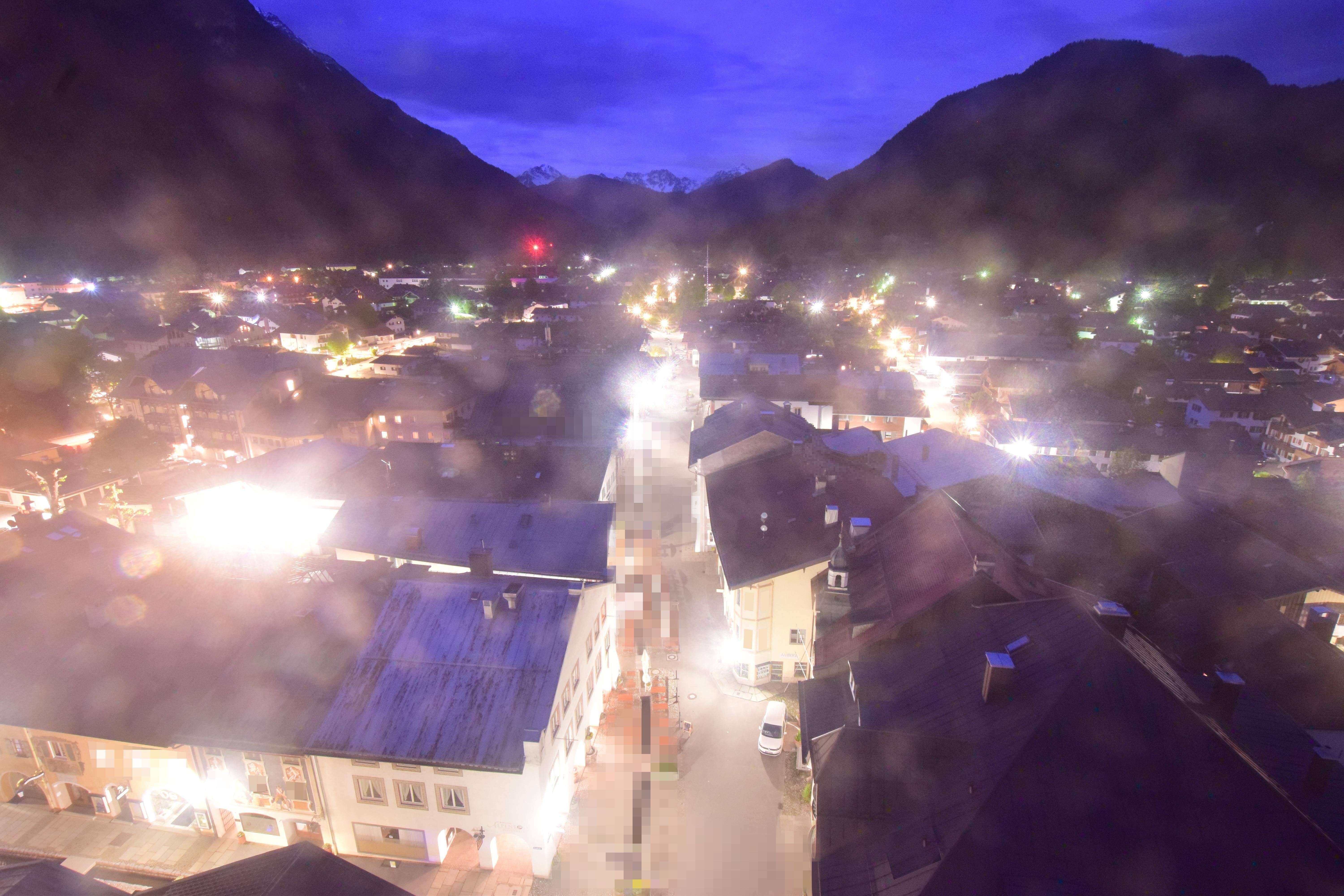 Archiv Foto Webcam Karwendel Mittenwald - Kirche