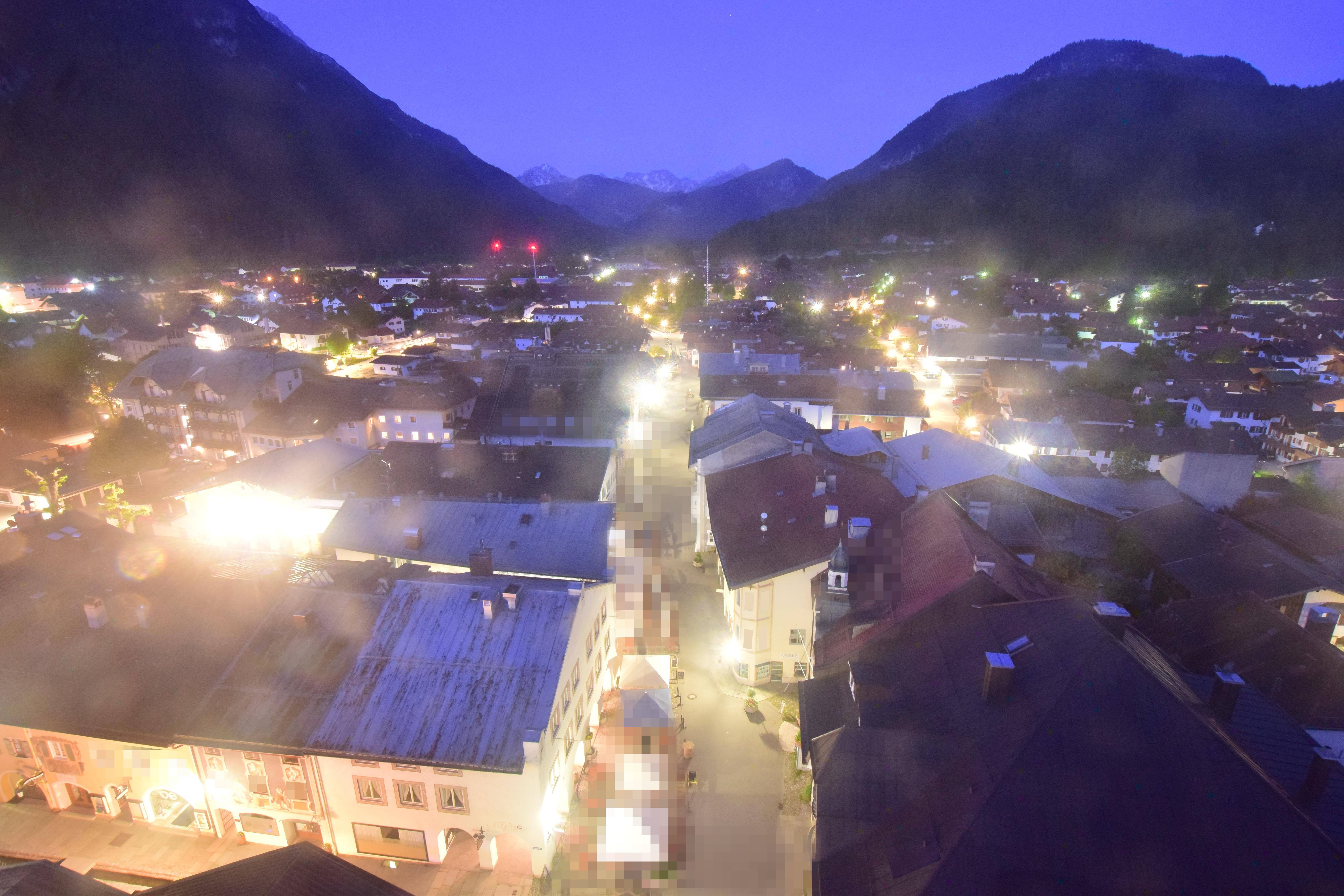 Archiv Foto Webcam Karwendel Mittenwald - Kirche