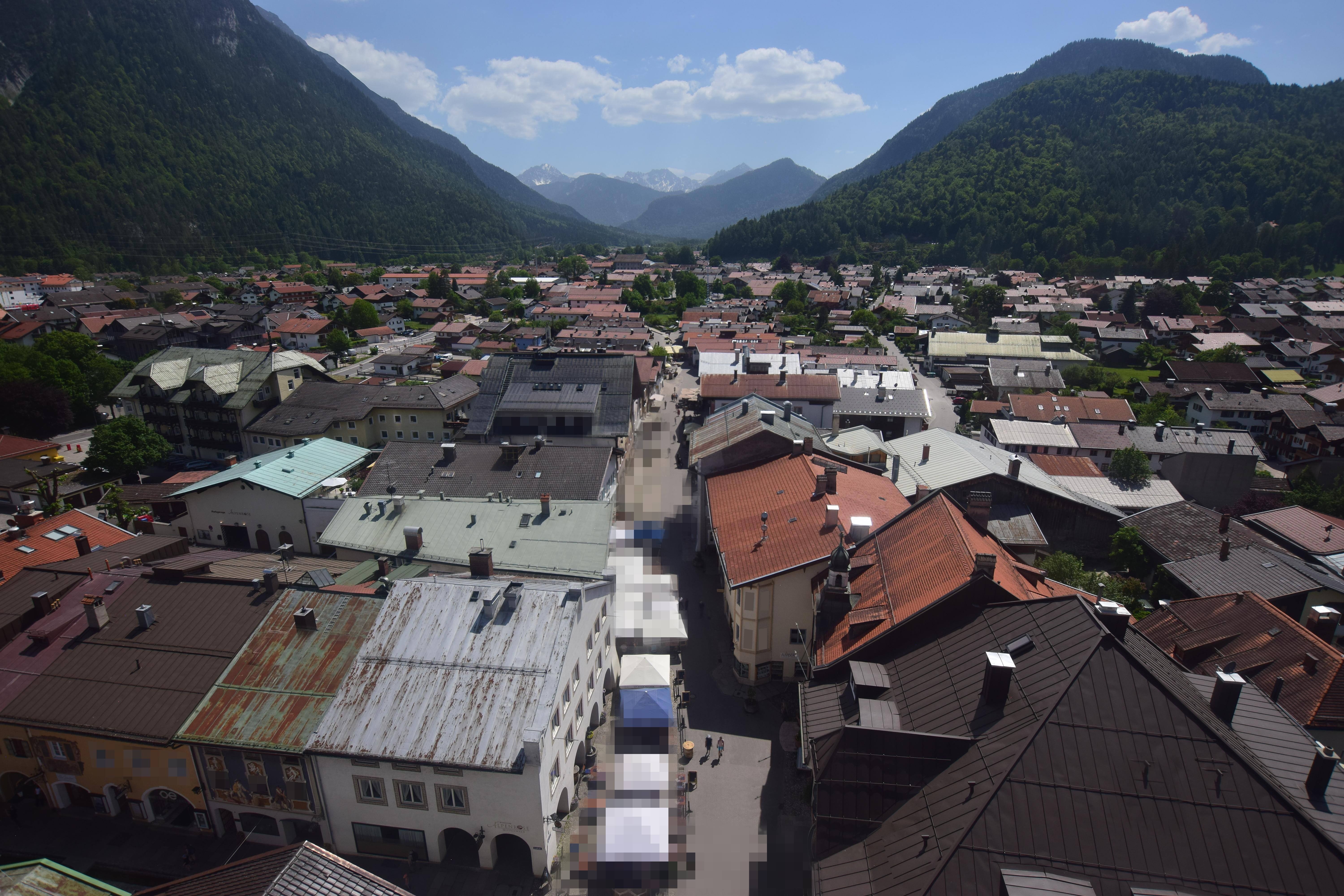 Archiv Foto Webcam Karwendel Mittenwald - Kirche
