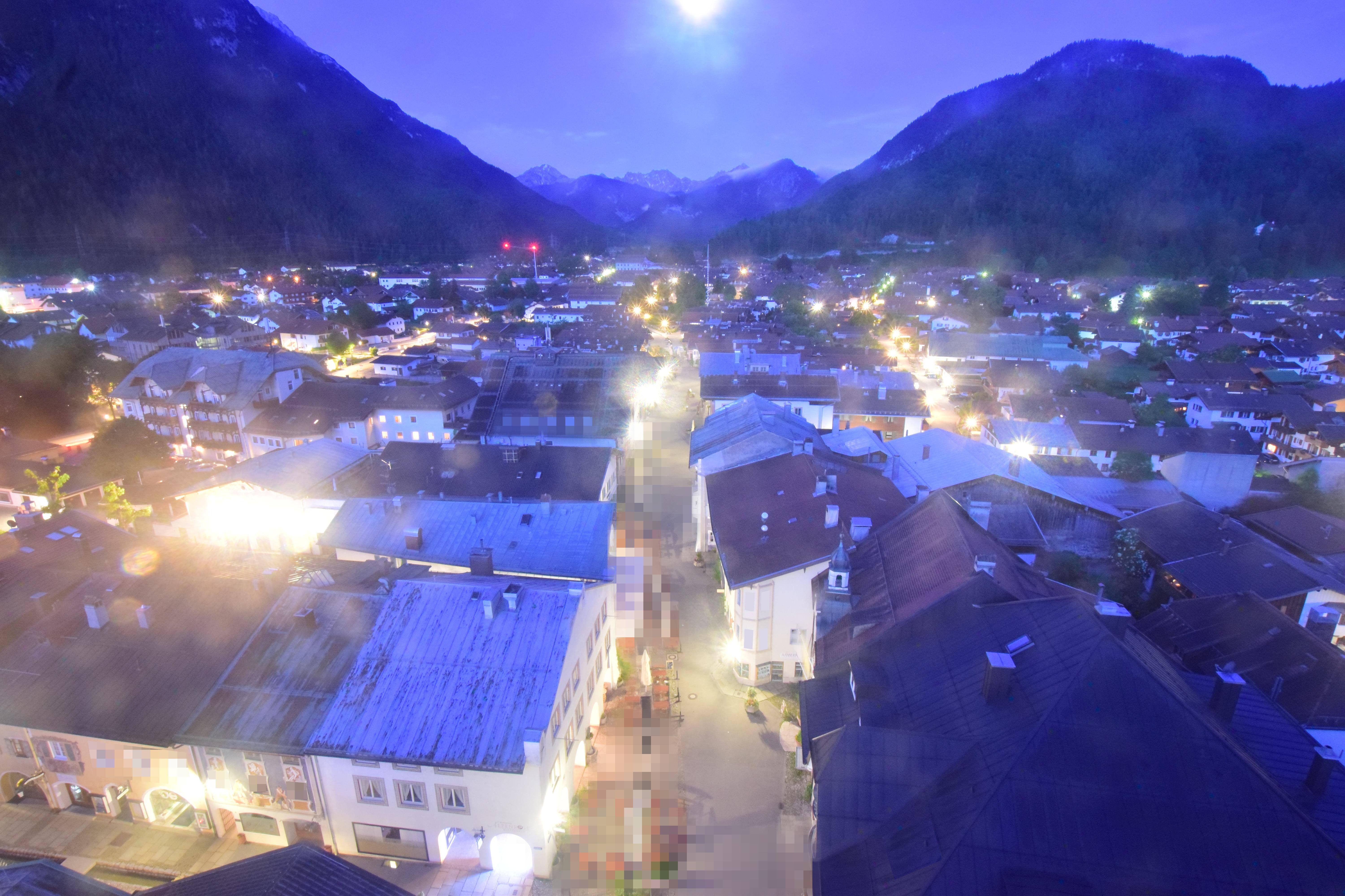 Archiv Foto Webcam Karwendel Mittenwald - Kirche