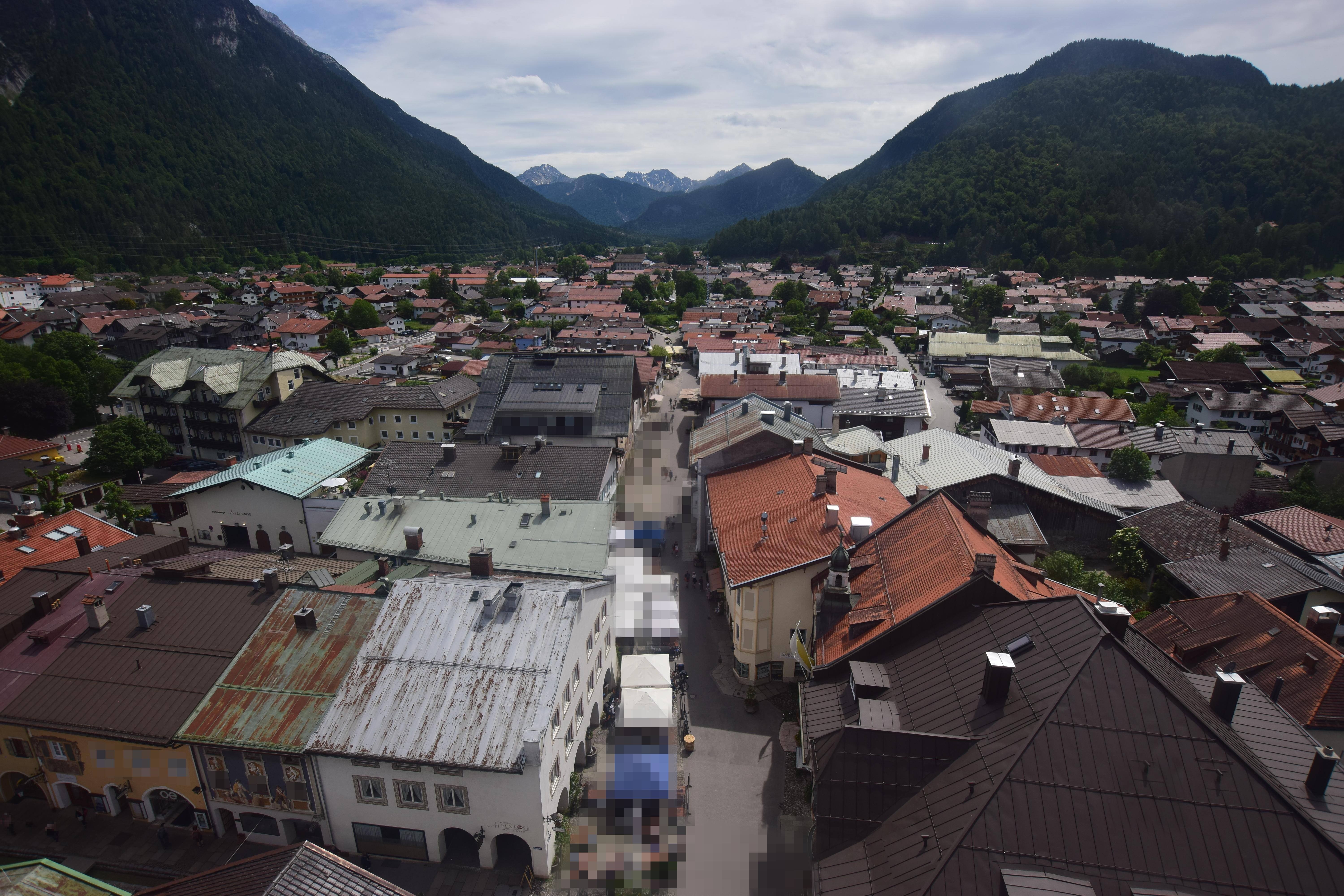 Archiv Foto Webcam Karwendel Mittenwald - Kirche