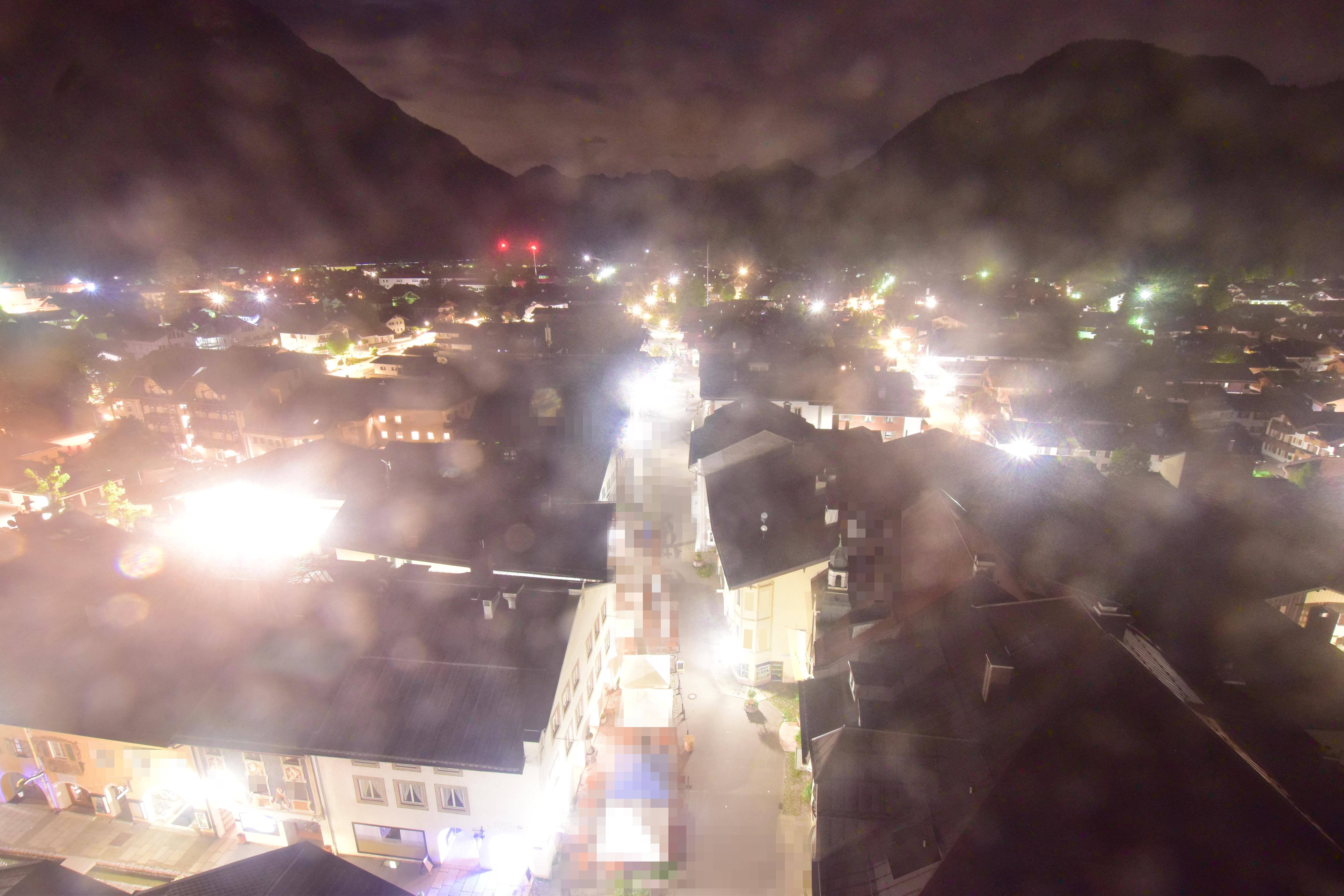 Archiv Foto Webcam Karwendel Mittenwald - Kirche