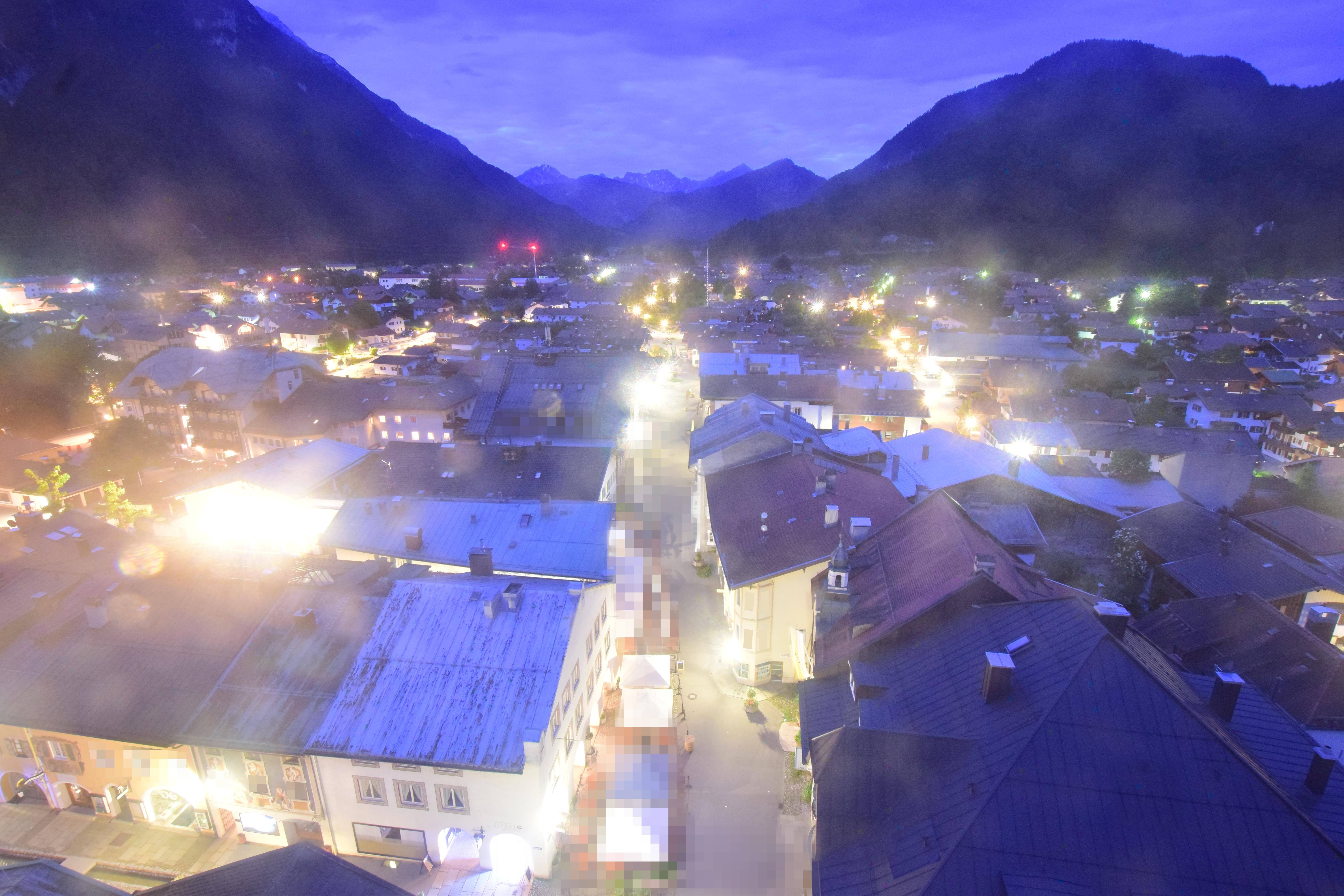 Archiv Foto Webcam Karwendel Mittenwald - Kirche