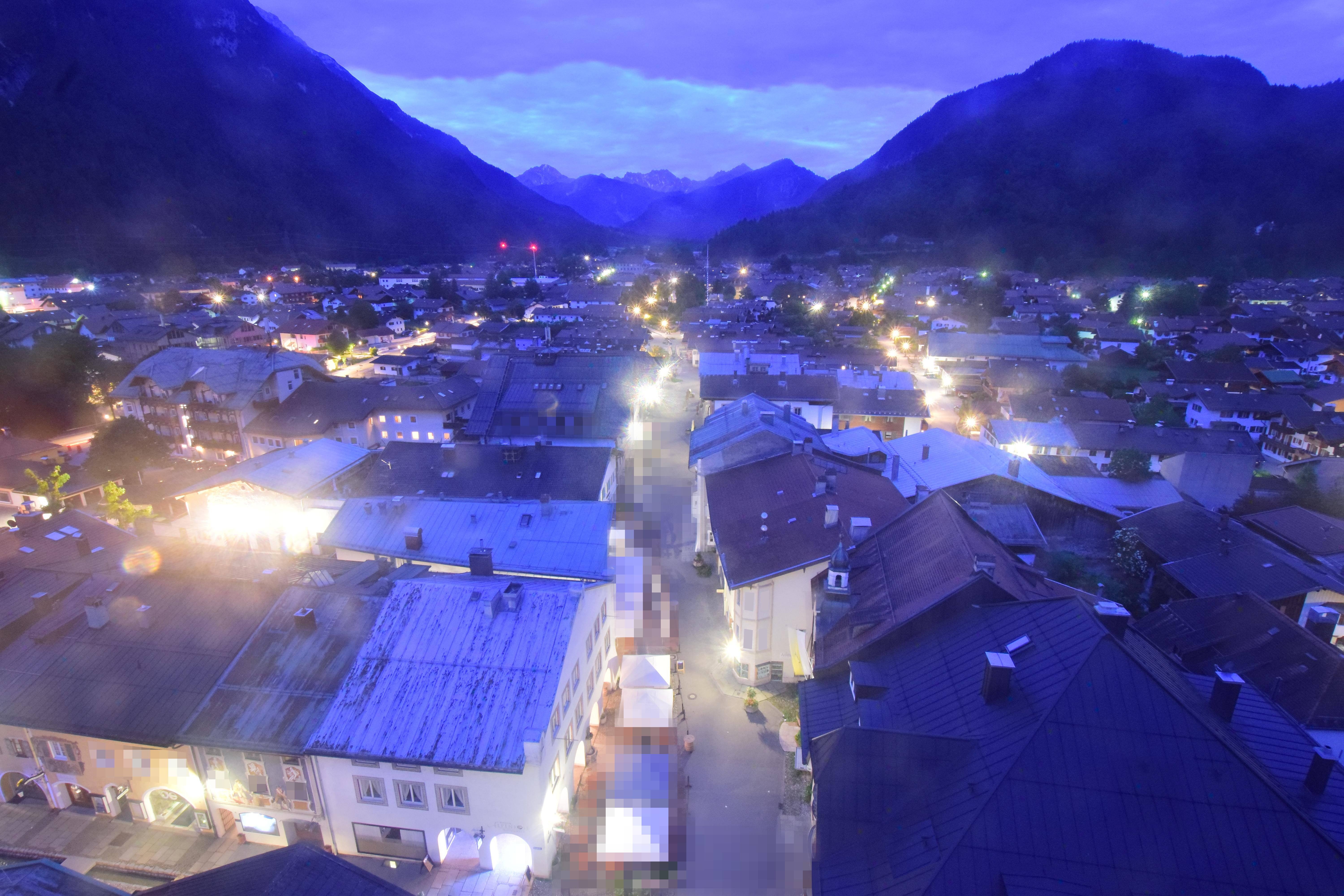 Archiv Foto Webcam Karwendel Mittenwald - Kirche