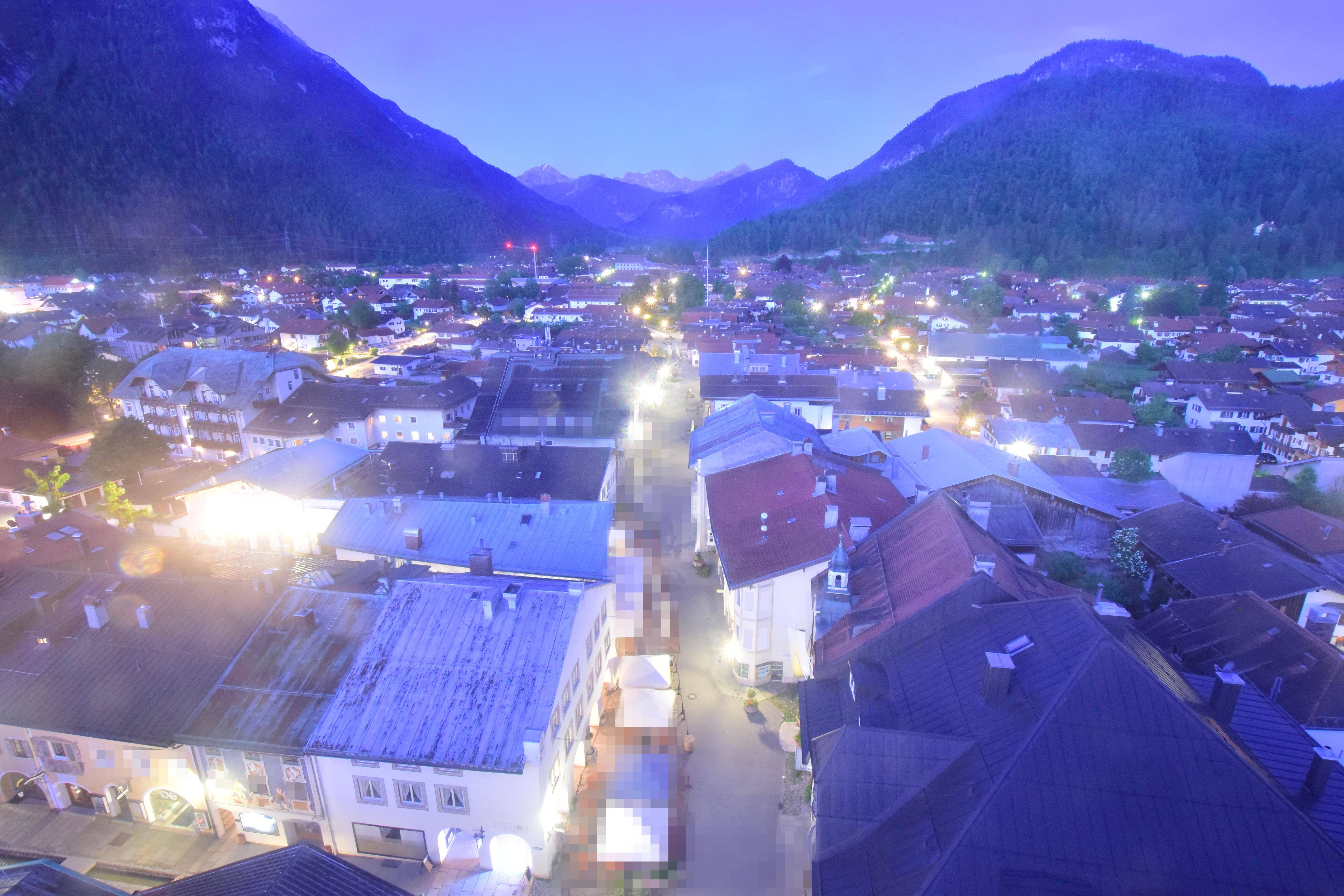 Archiv Foto Webcam Karwendel Mittenwald - Kirche