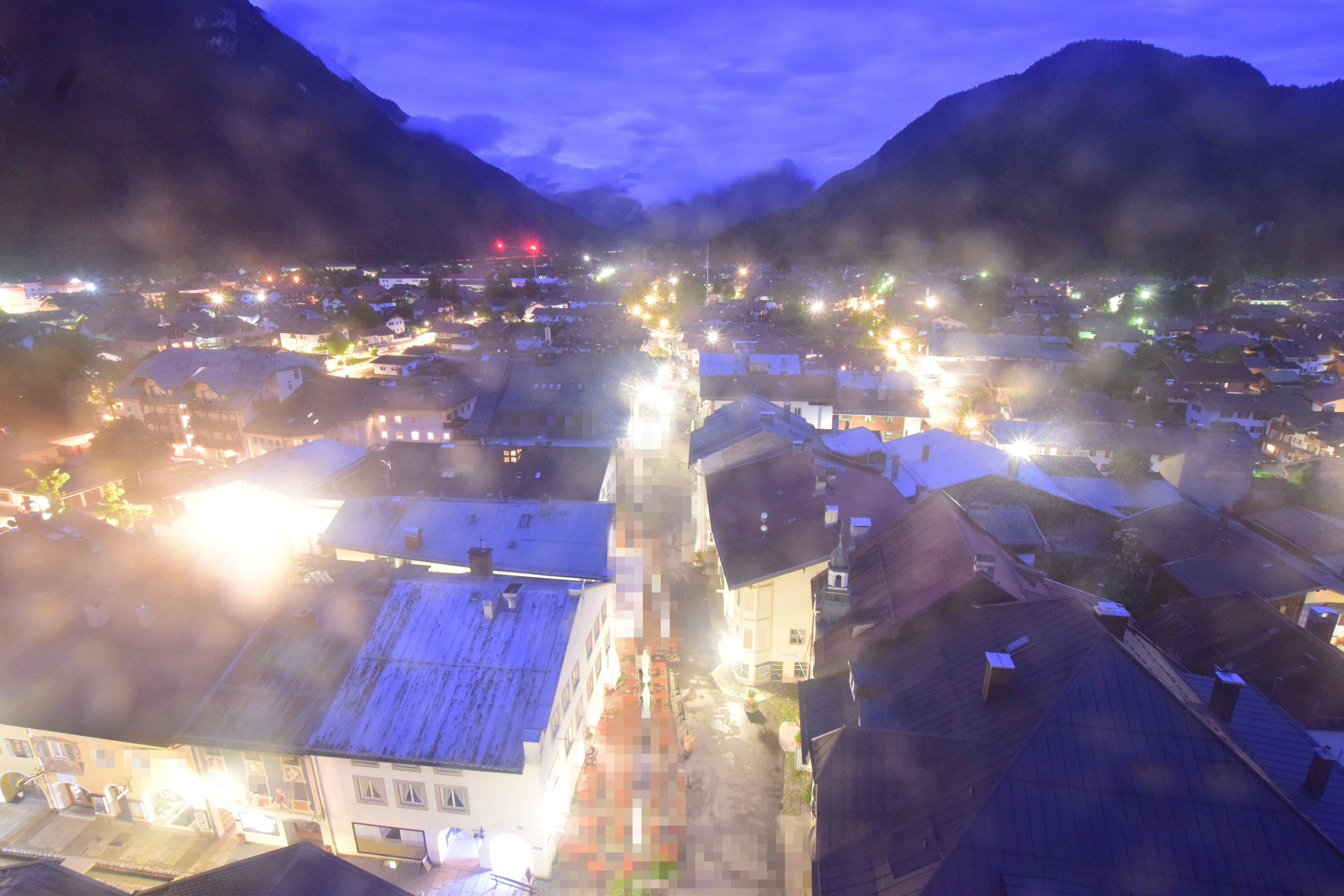 Archiv Foto Webcam Karwendel Mittenwald - Kirche