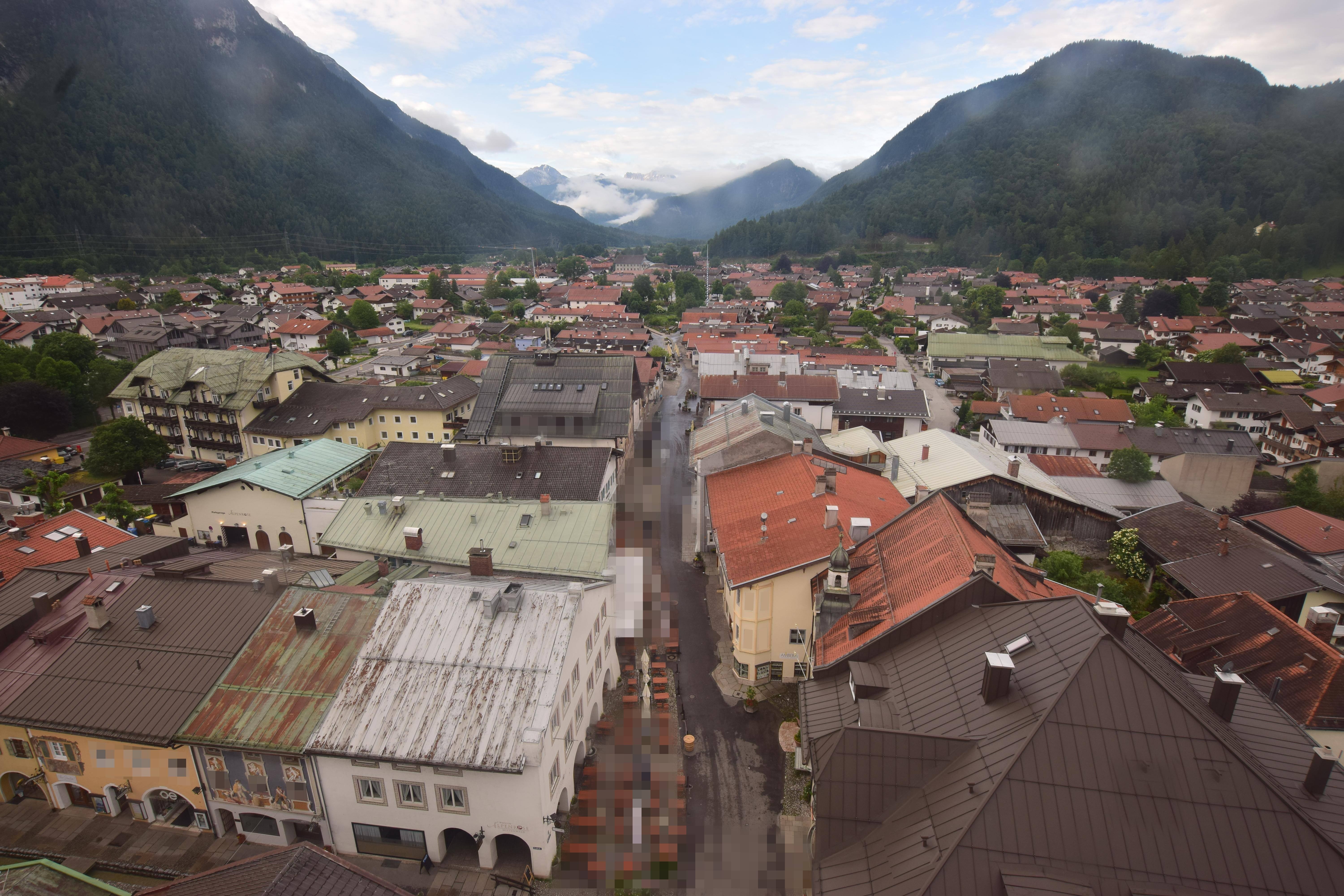 Archiv Foto Webcam Karwendel Mittenwald - Kirche
