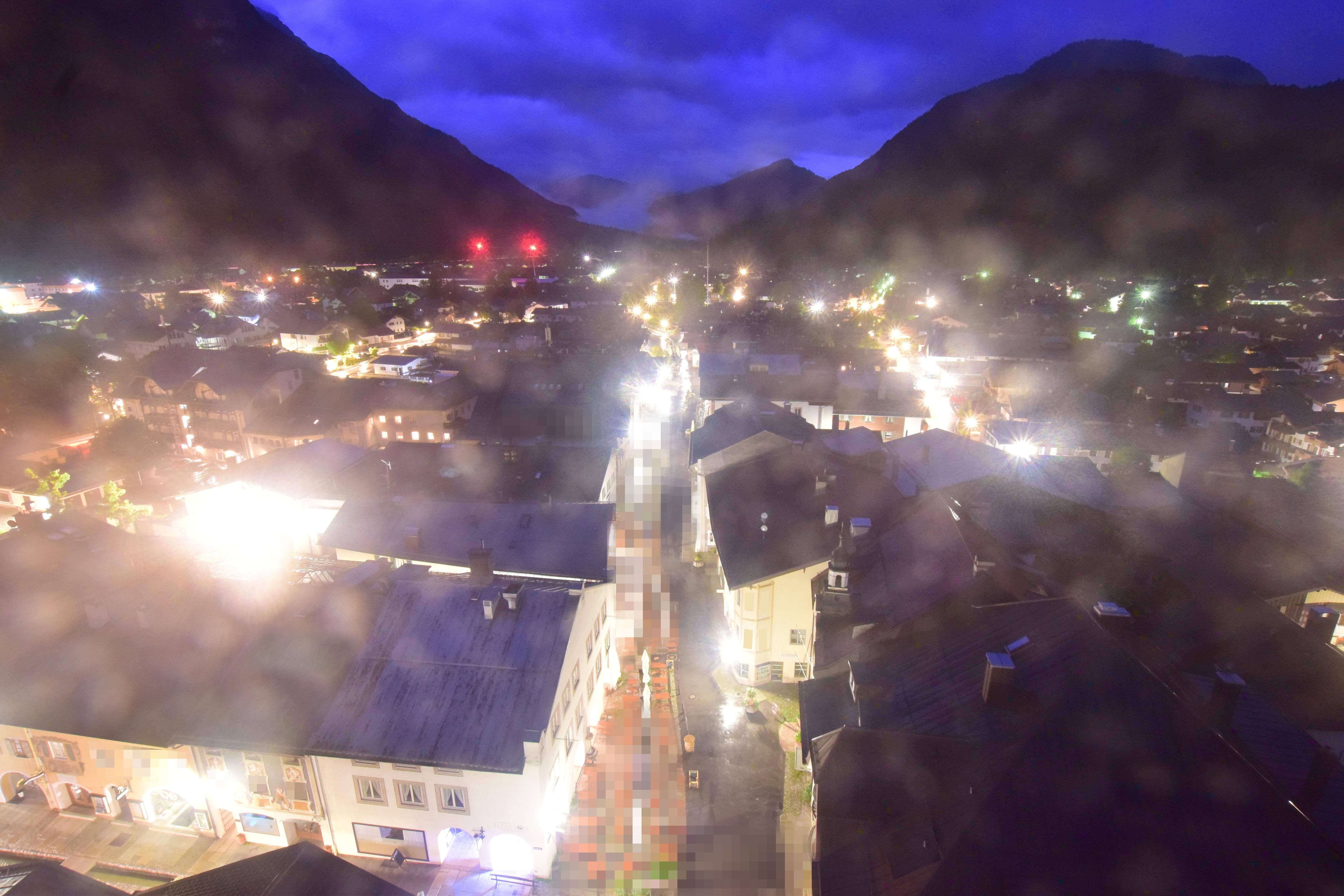 Archived image Webcam Karwendel Mittenwald - Church
