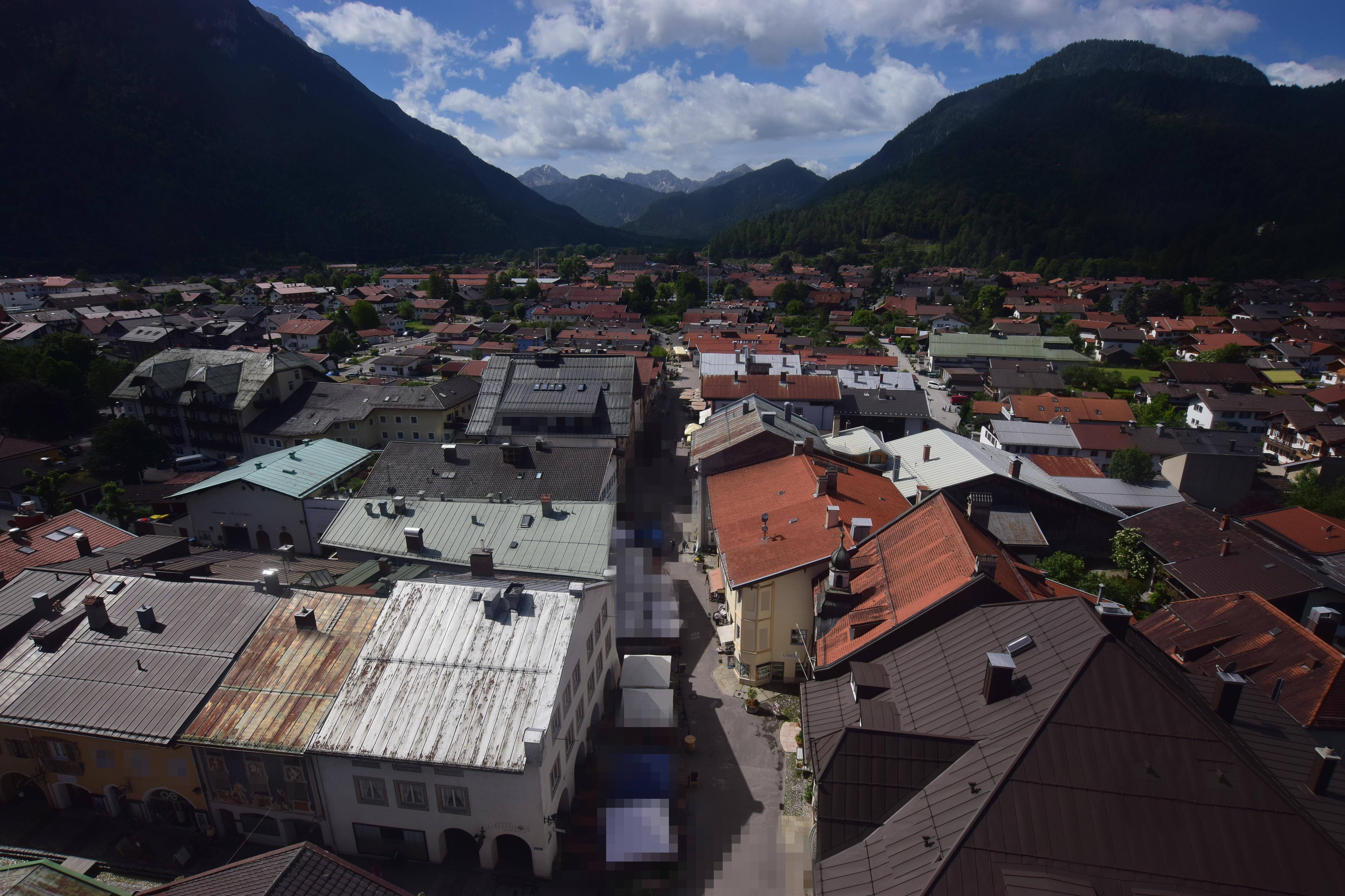 Archiv Foto Webcam Karwendel Mittenwald - Kirche