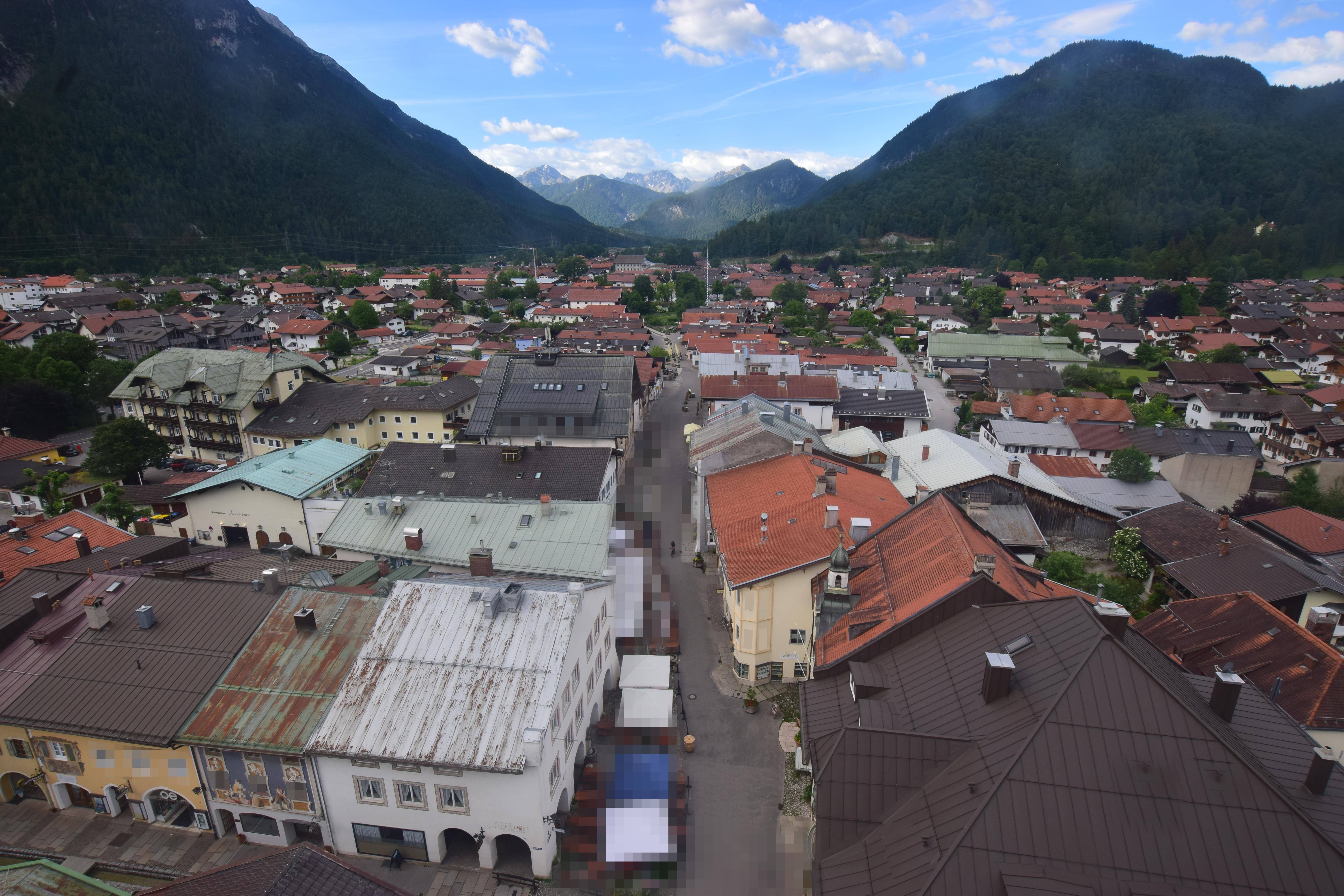Archiv Foto Webcam Karwendel Mittenwald - Kirche