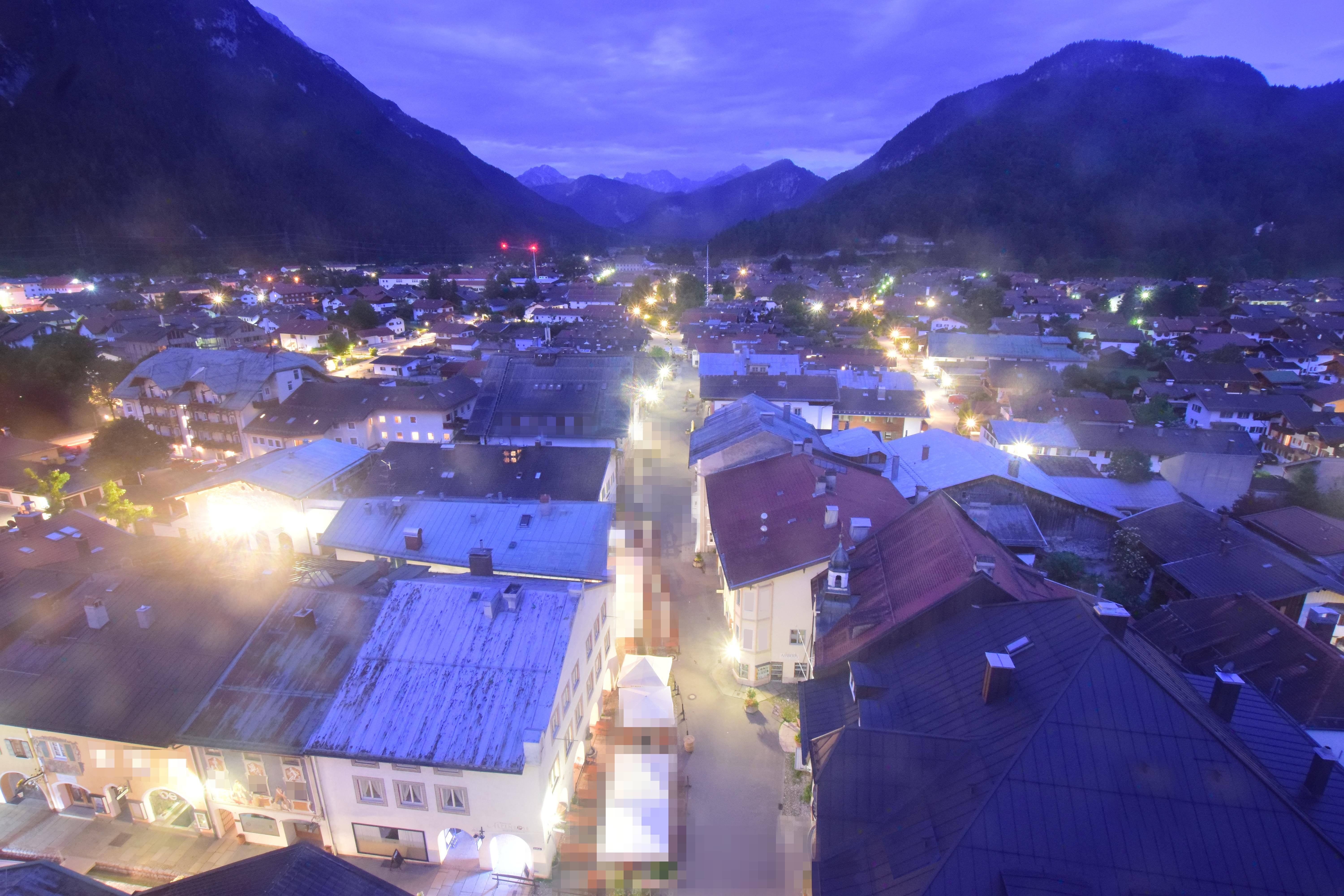 Archiv Foto Webcam Karwendel Mittenwald - Kirche