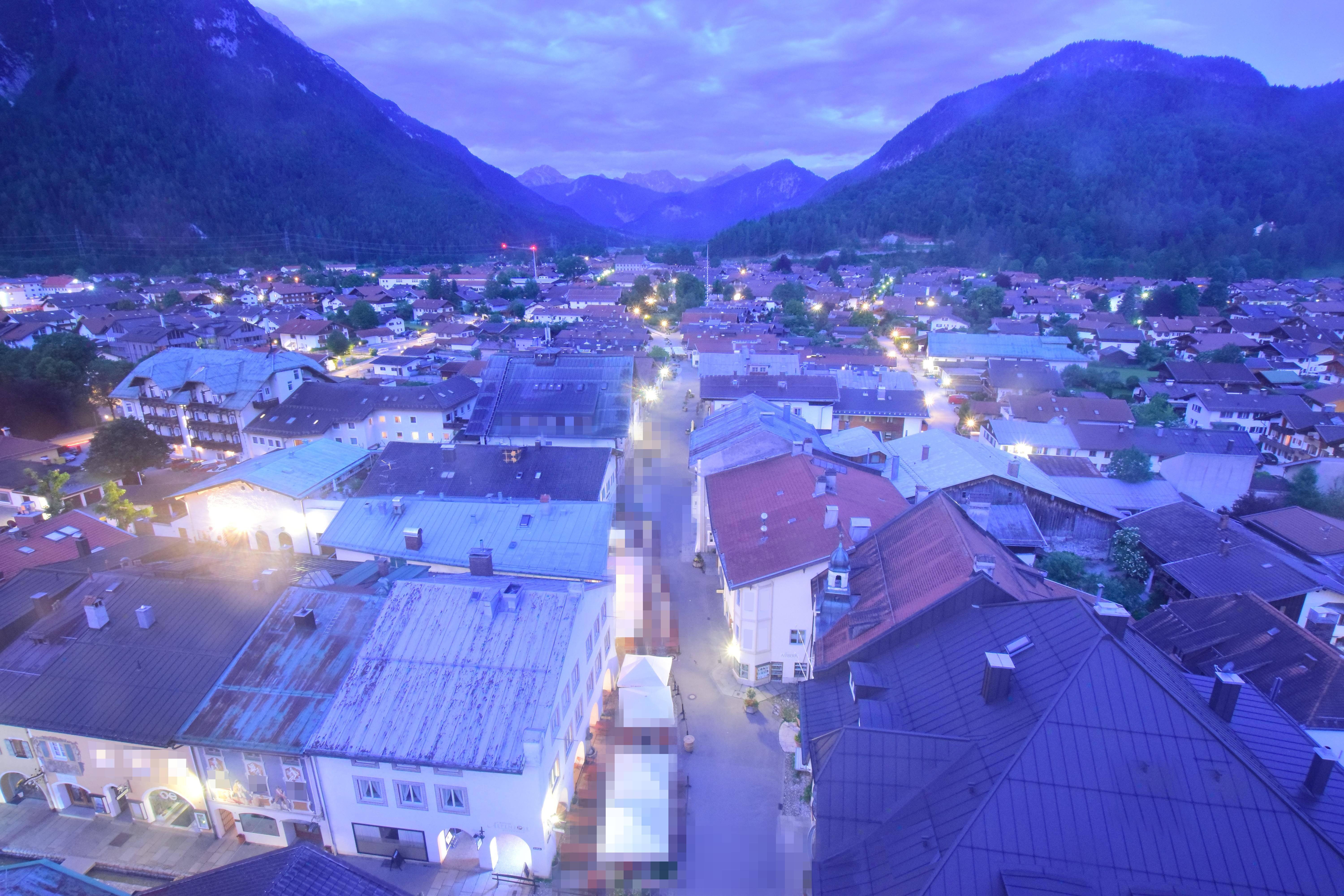 Archiv Foto Webcam Karwendel Mittenwald - Kirche