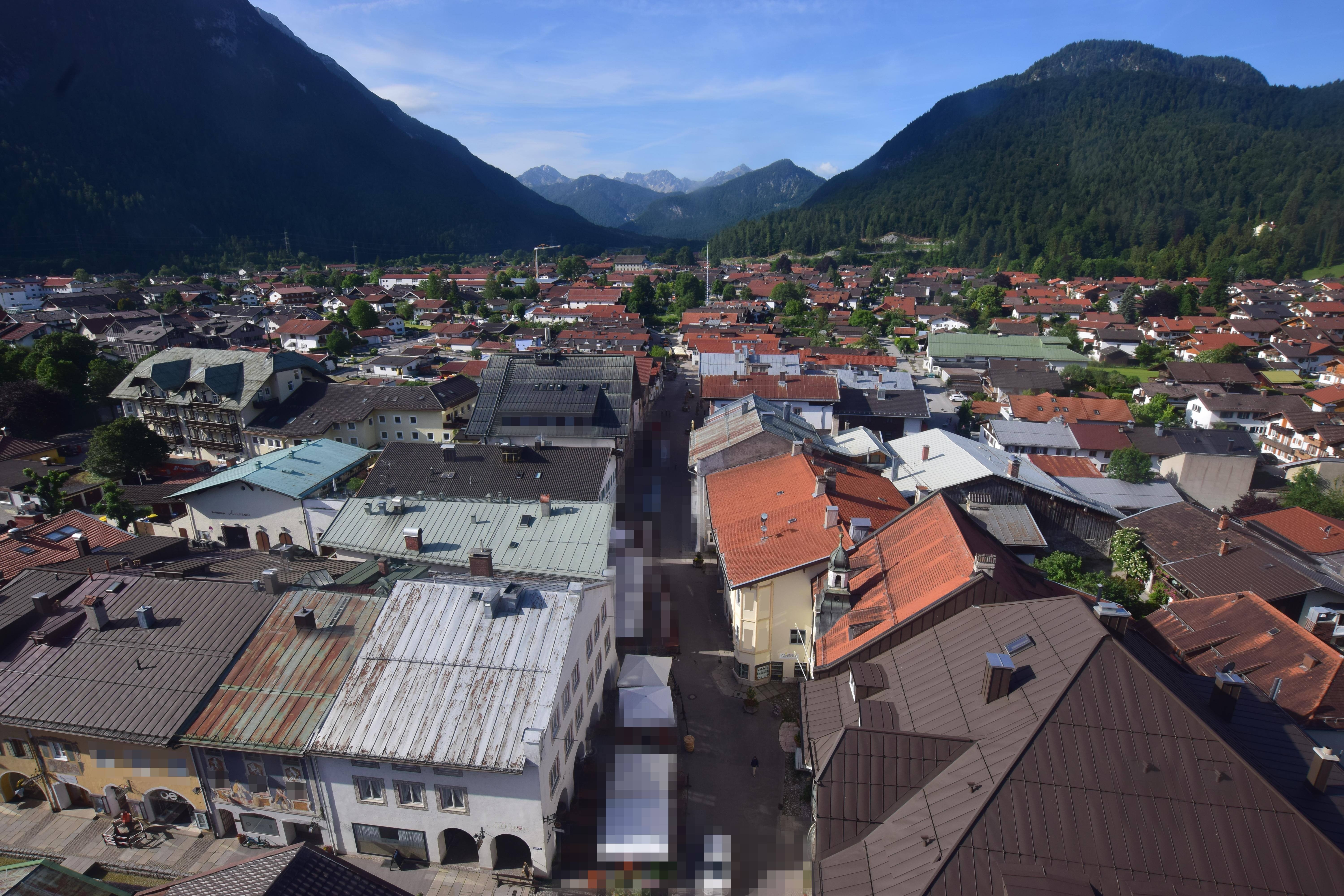 Archiv Foto Webcam Karwendel Mittenwald - Kirche