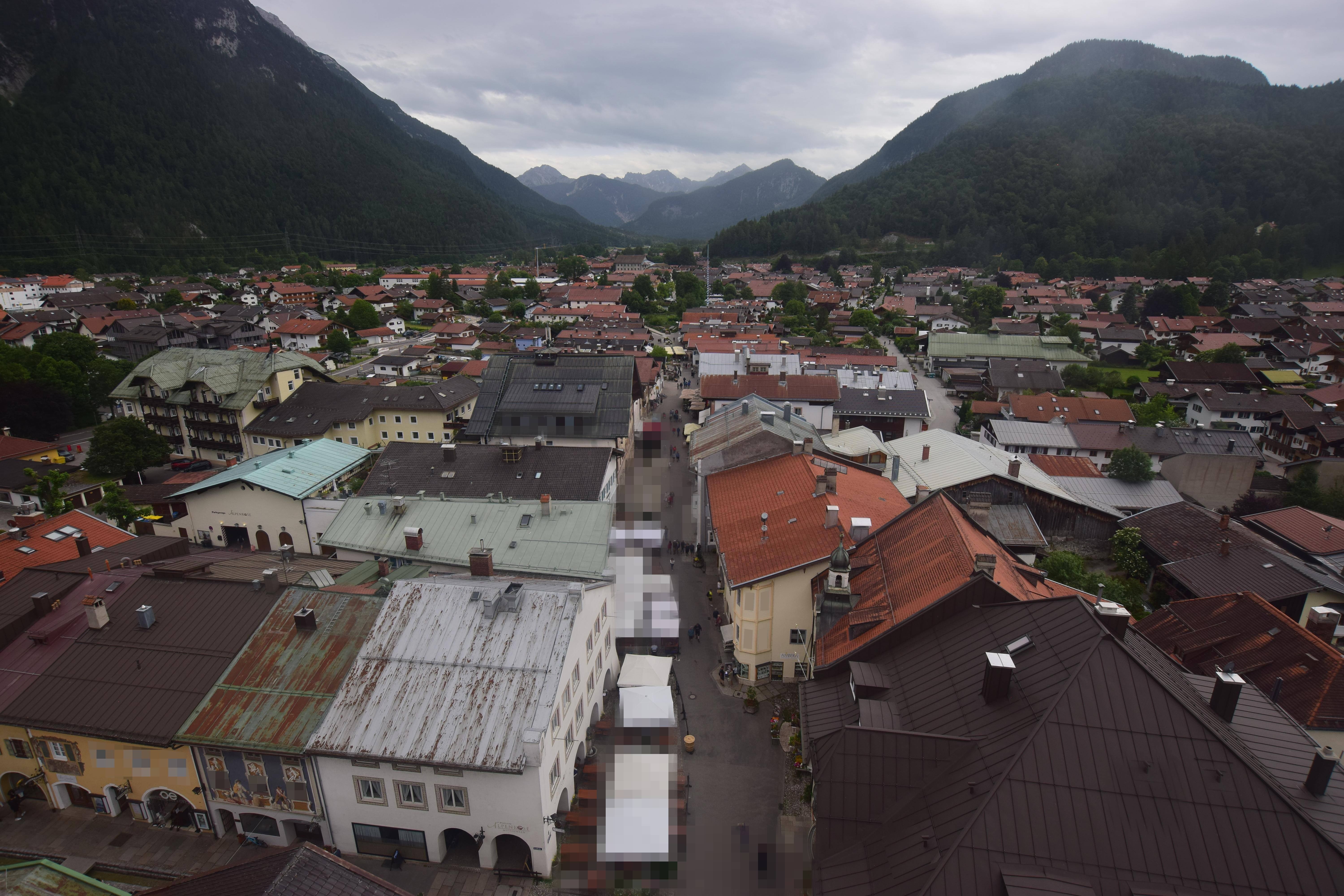 Archiv Foto Webcam Karwendel Mittenwald - Kirche