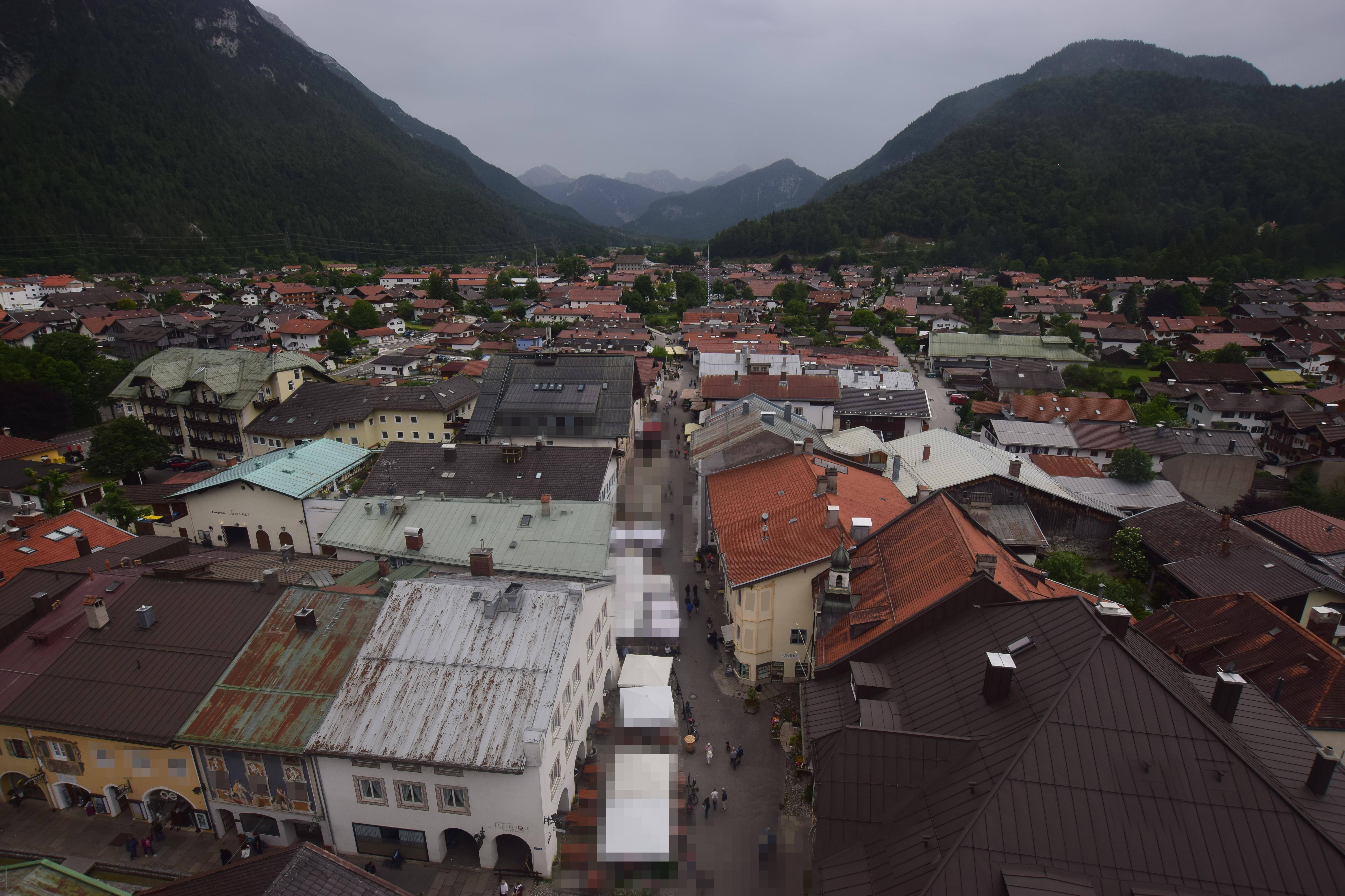 Archiv Foto Webcam Karwendel Mittenwald - Kirche