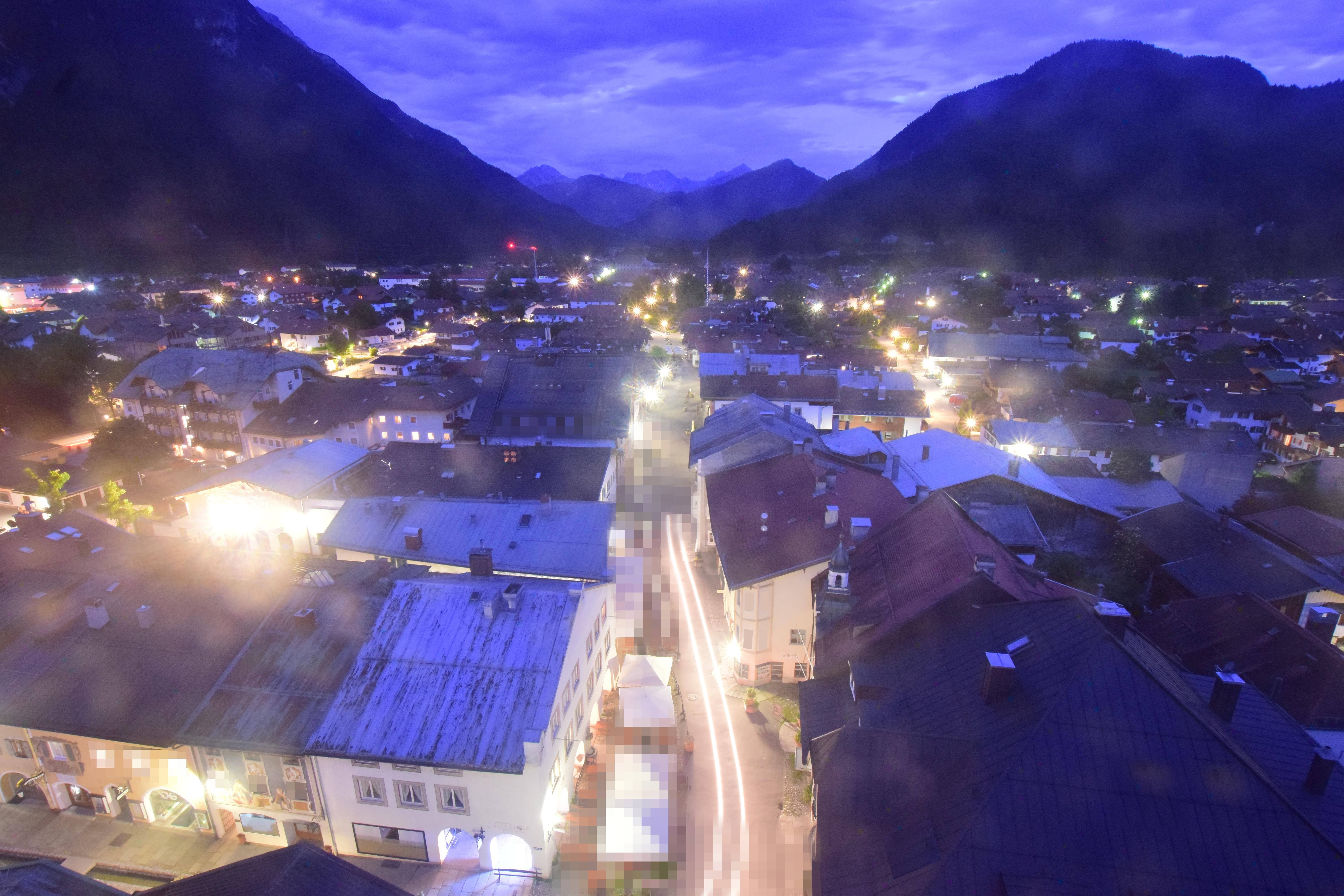 Archiv Foto Webcam Karwendel Mittenwald - Kirche