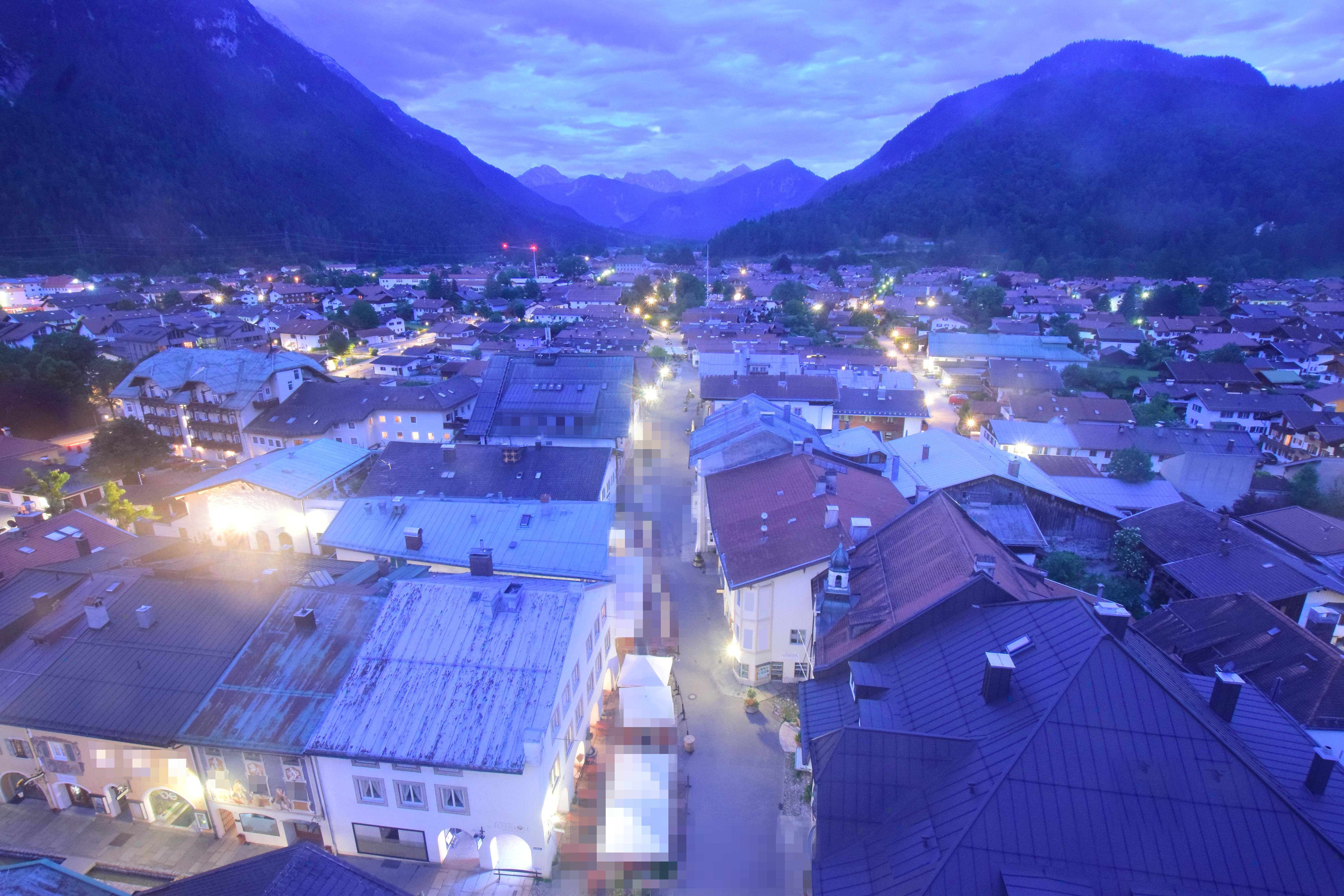 Archiv Foto Webcam Karwendel Mittenwald - Kirche