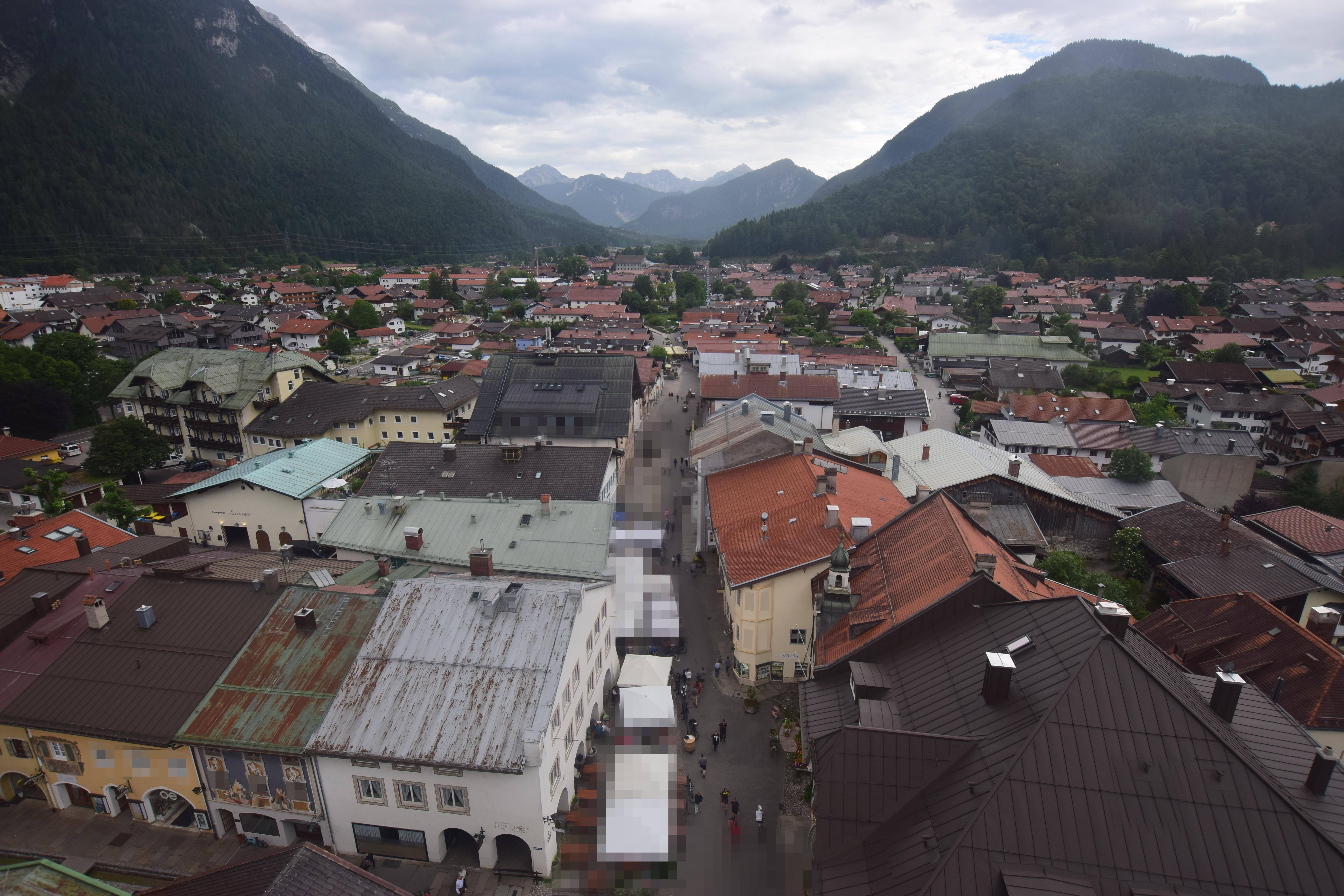 Archiv Foto Webcam Karwendel Mittenwald - Kirche