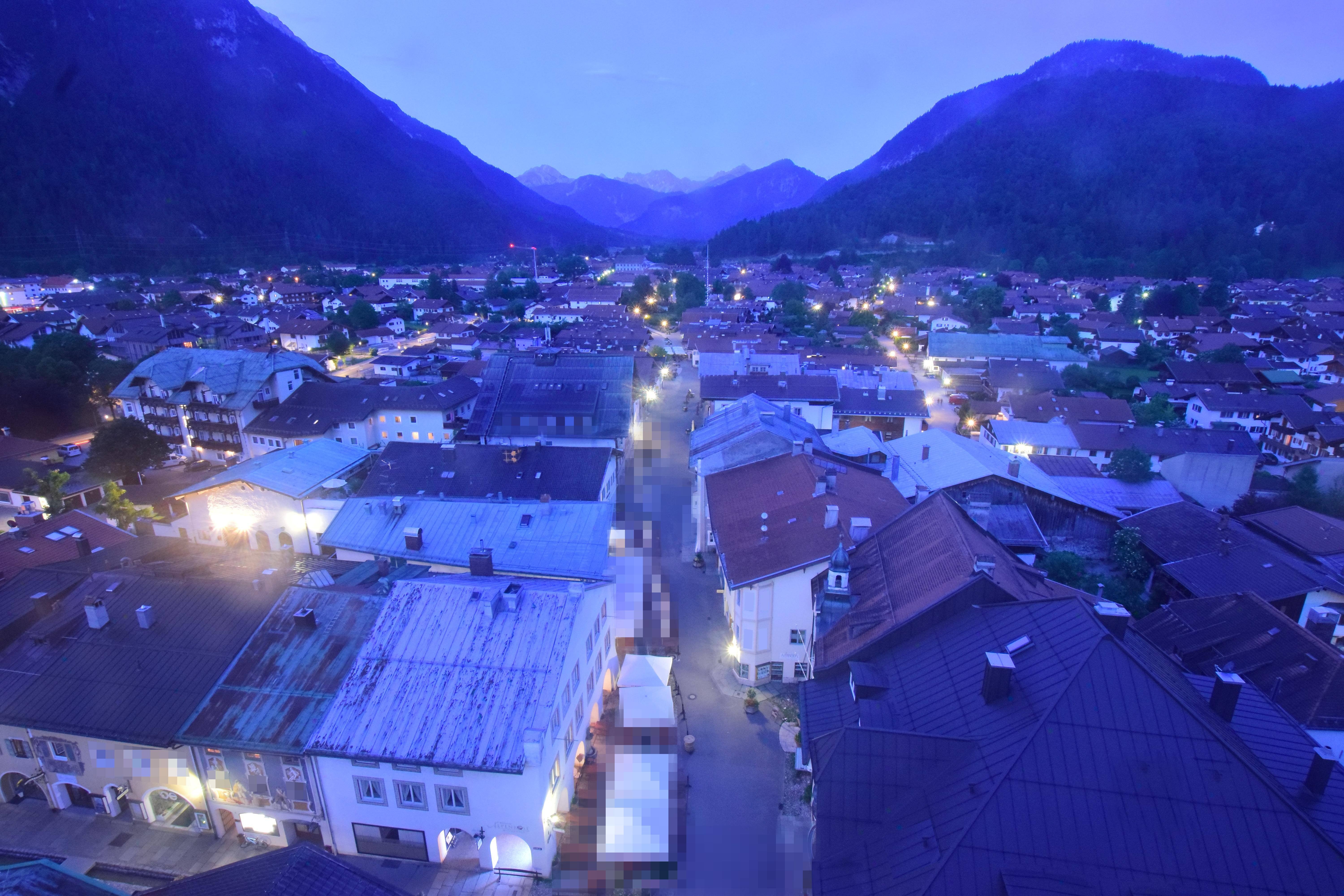 Archiv Foto Webcam Karwendel Mittenwald - Kirche