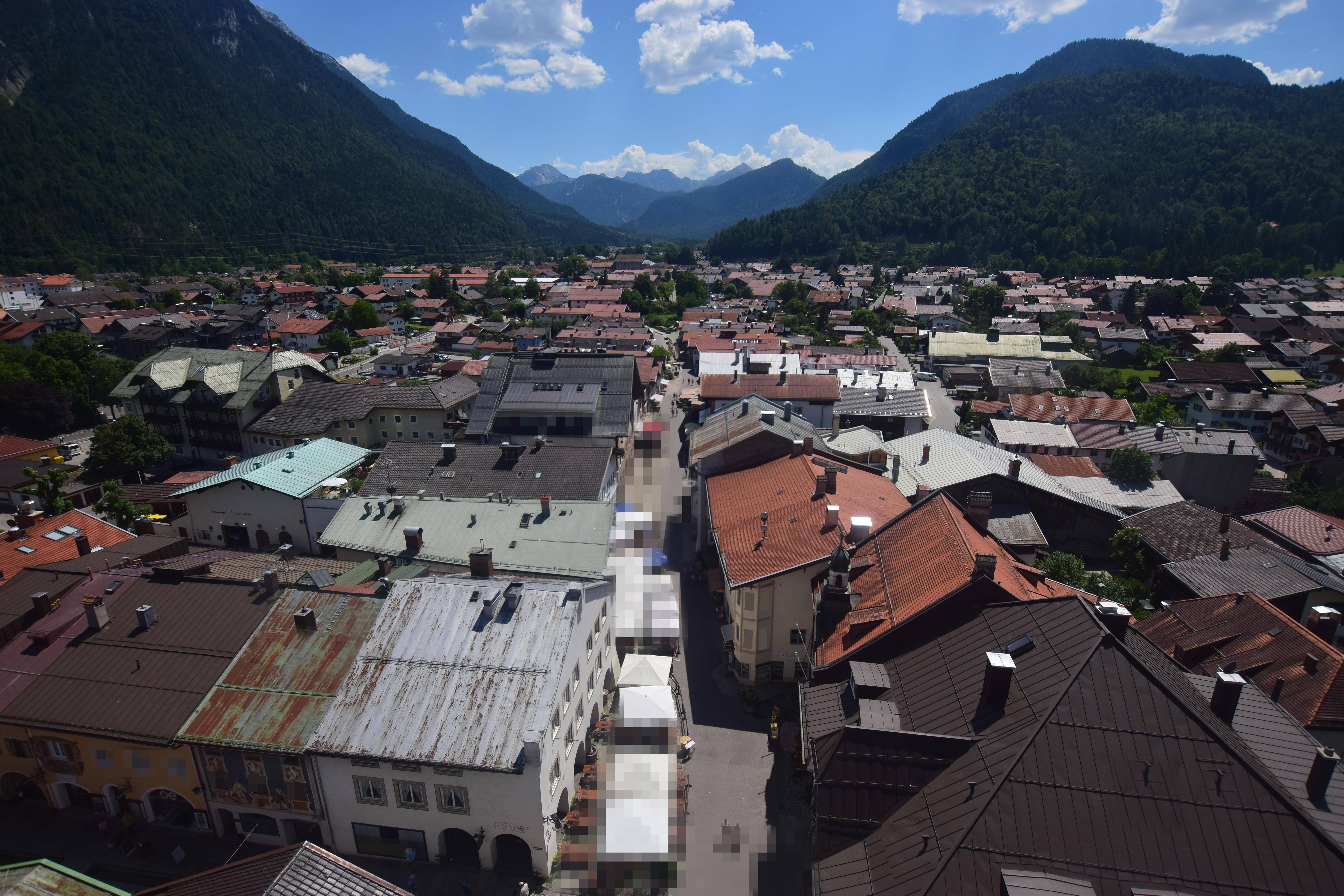 Archiv Foto Webcam Karwendel Mittenwald - Kirche