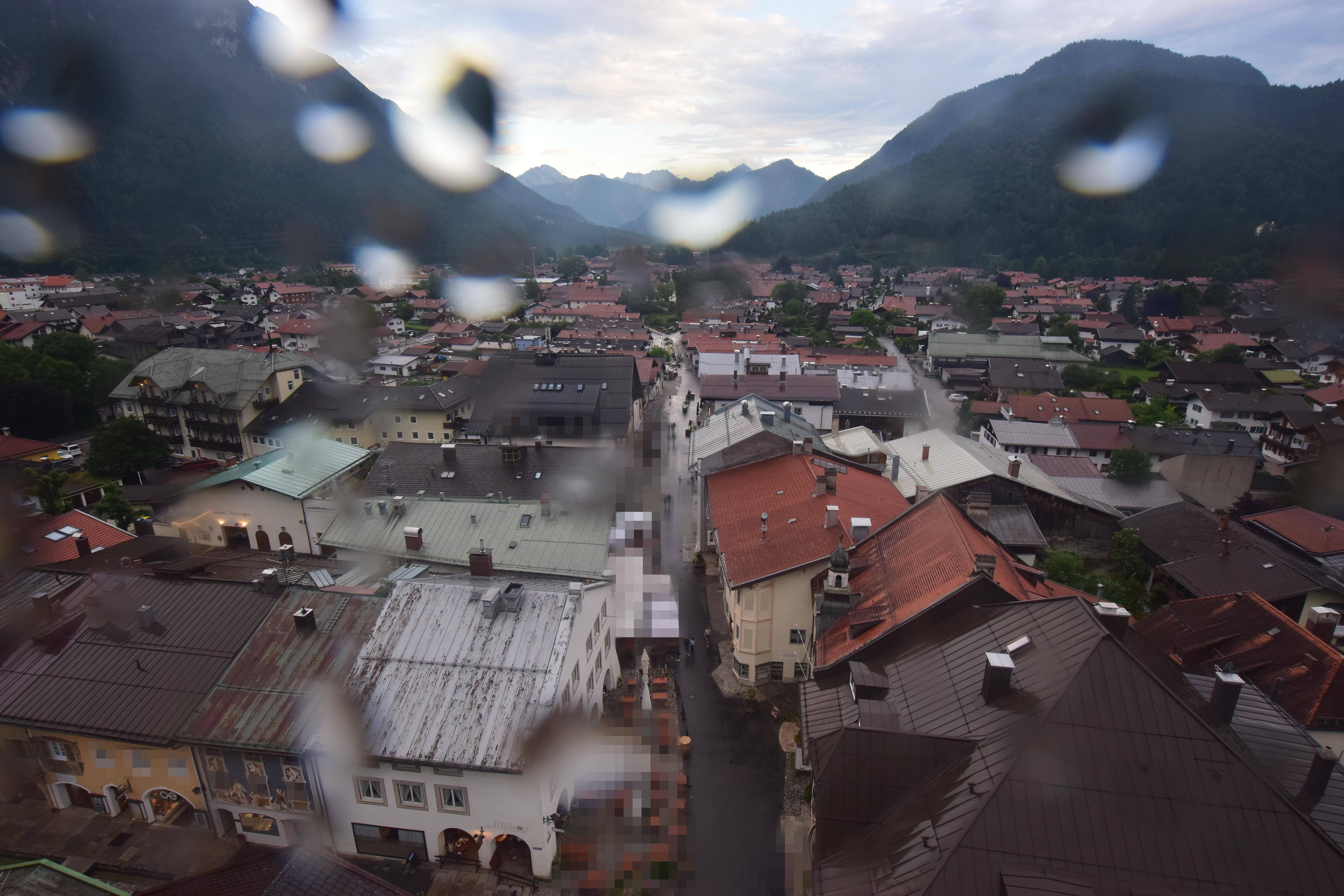 Archiv Foto Webcam Karwendel Mittenwald - Kirche