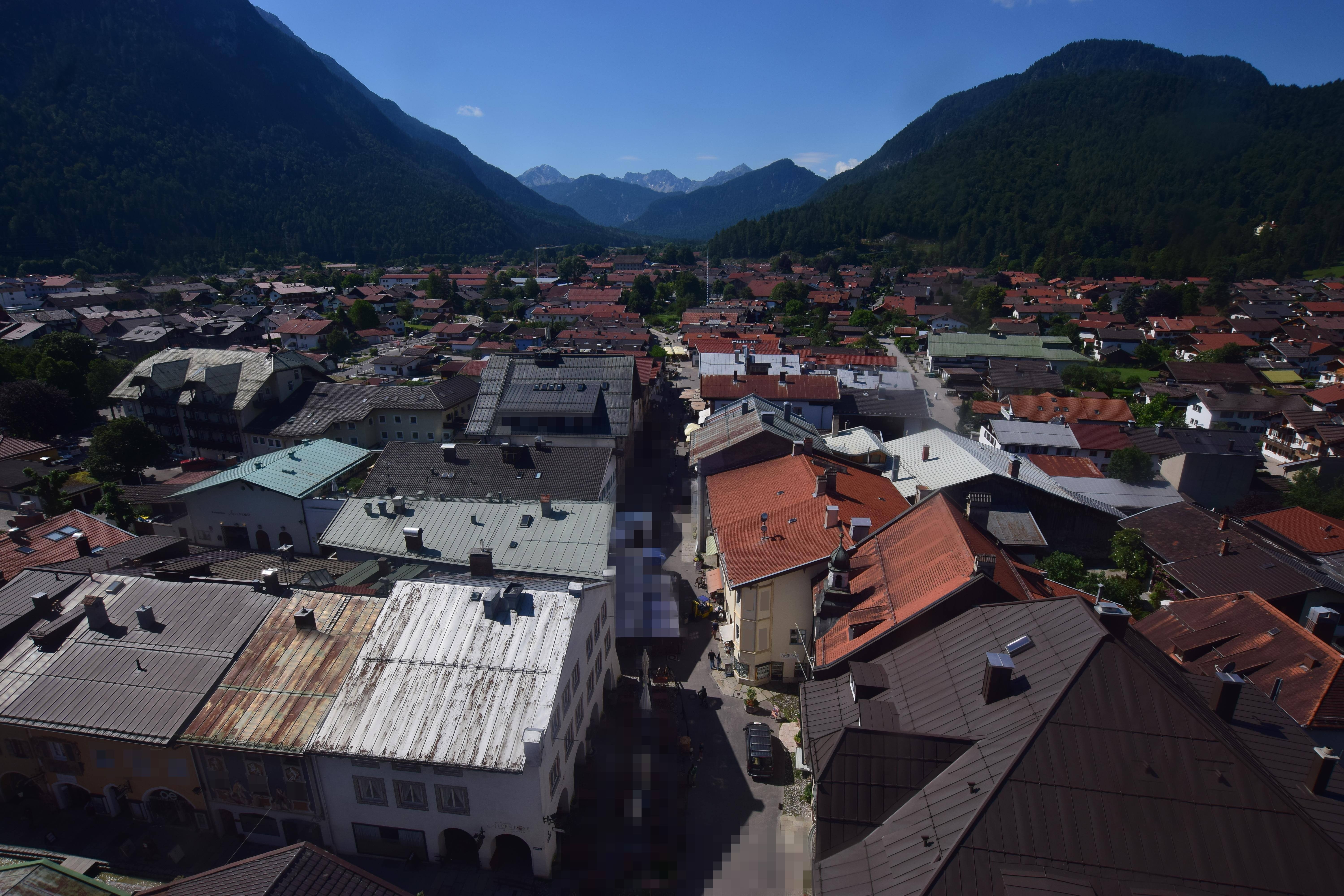 Archiv Foto Webcam Karwendel Mittenwald - Kirche