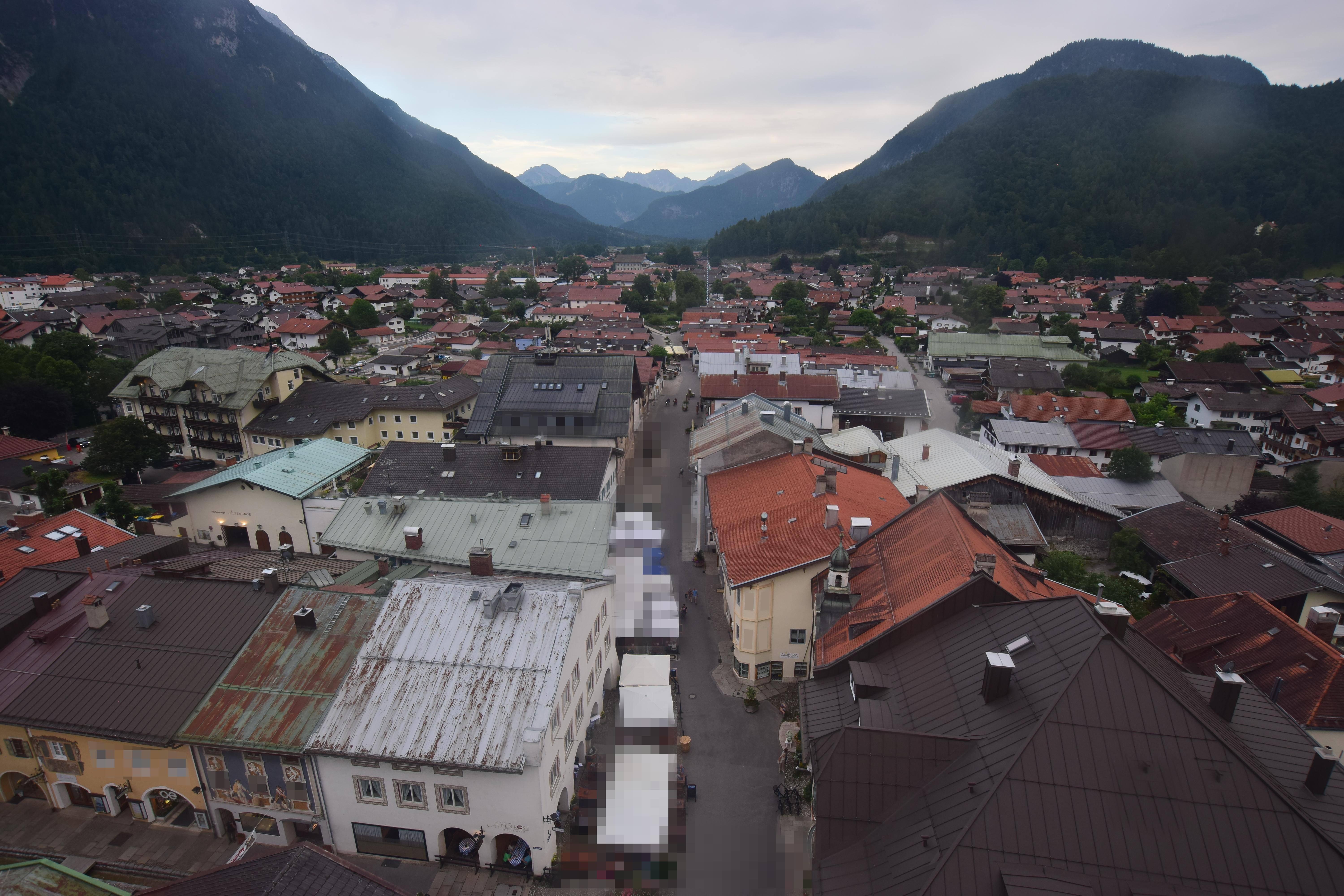 Archiv Foto Webcam Karwendel Mittenwald - Kirche