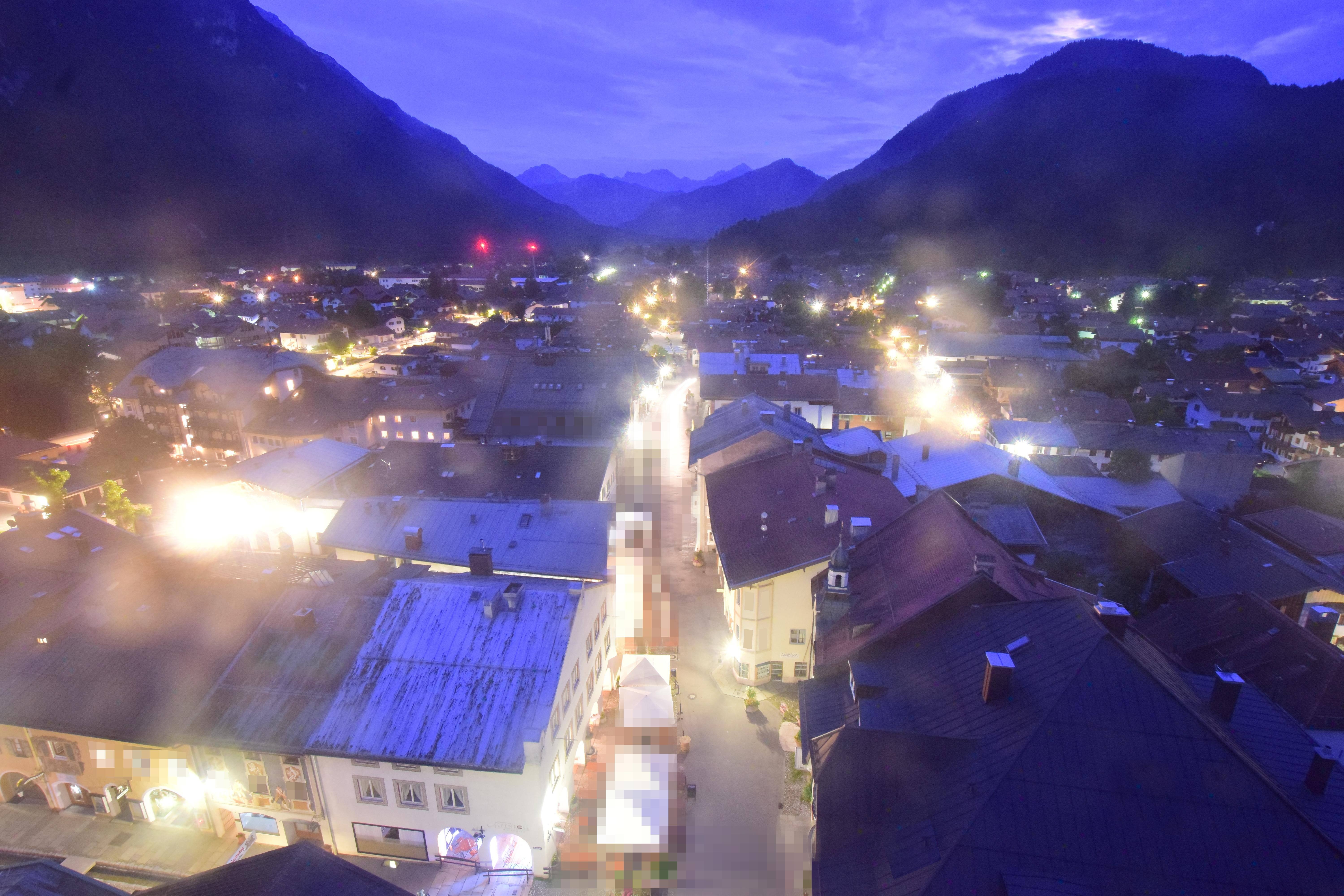 Archiv Foto Webcam Karwendel Mittenwald - Kirche