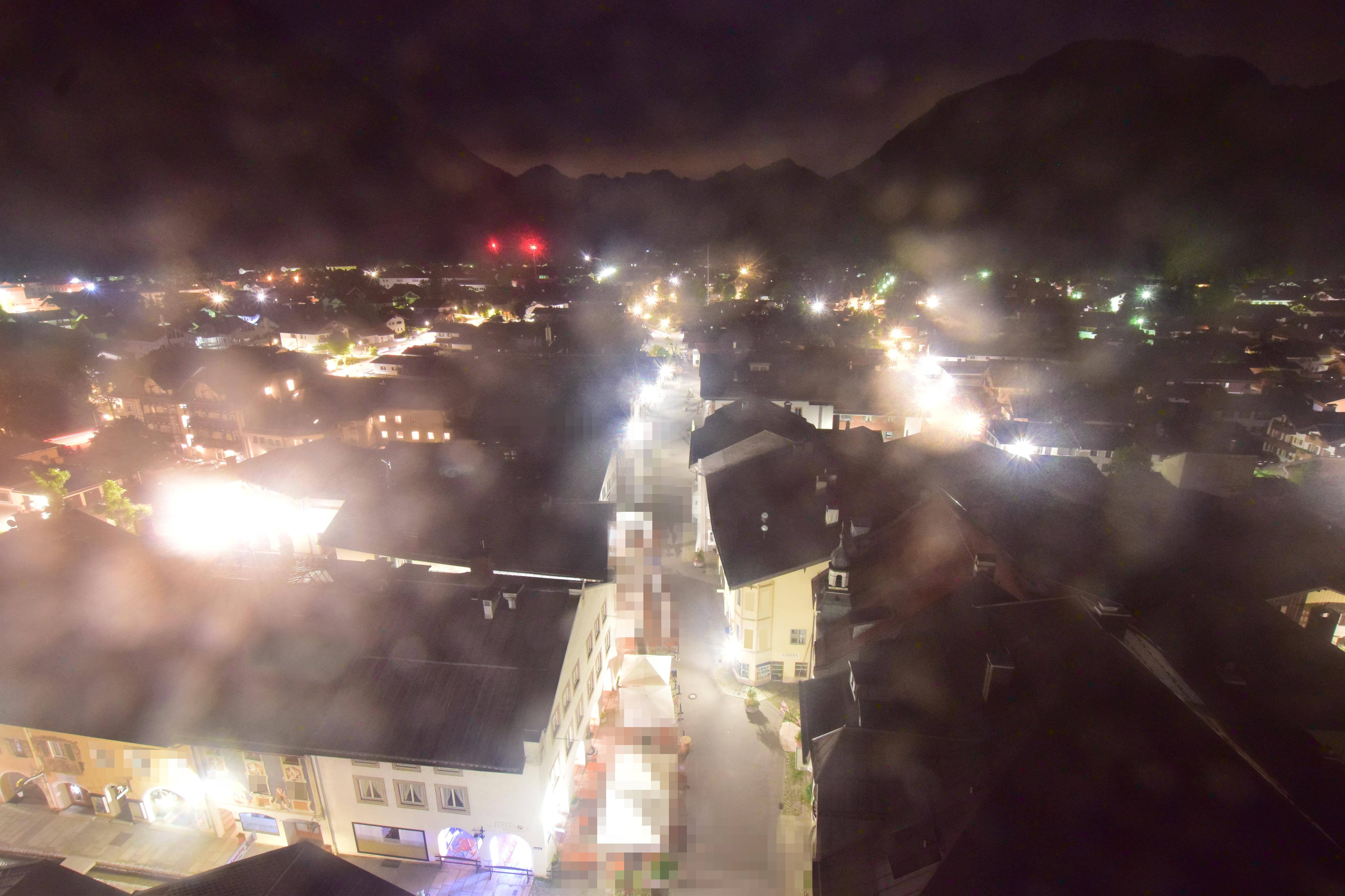 Archiv Foto Webcam Karwendel Mittenwald - Kirche