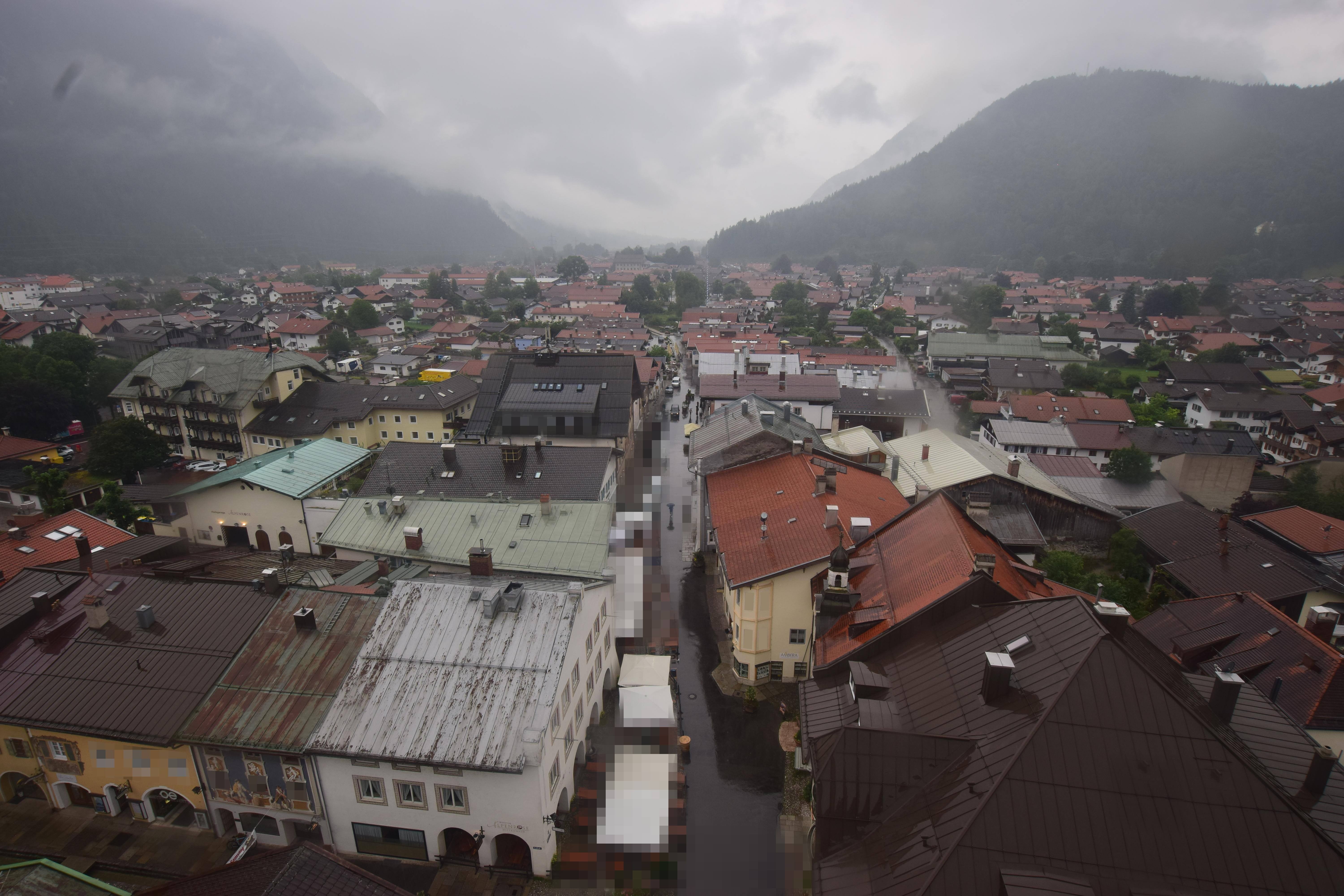 Archiv Foto Webcam Karwendel Mittenwald - Kirche