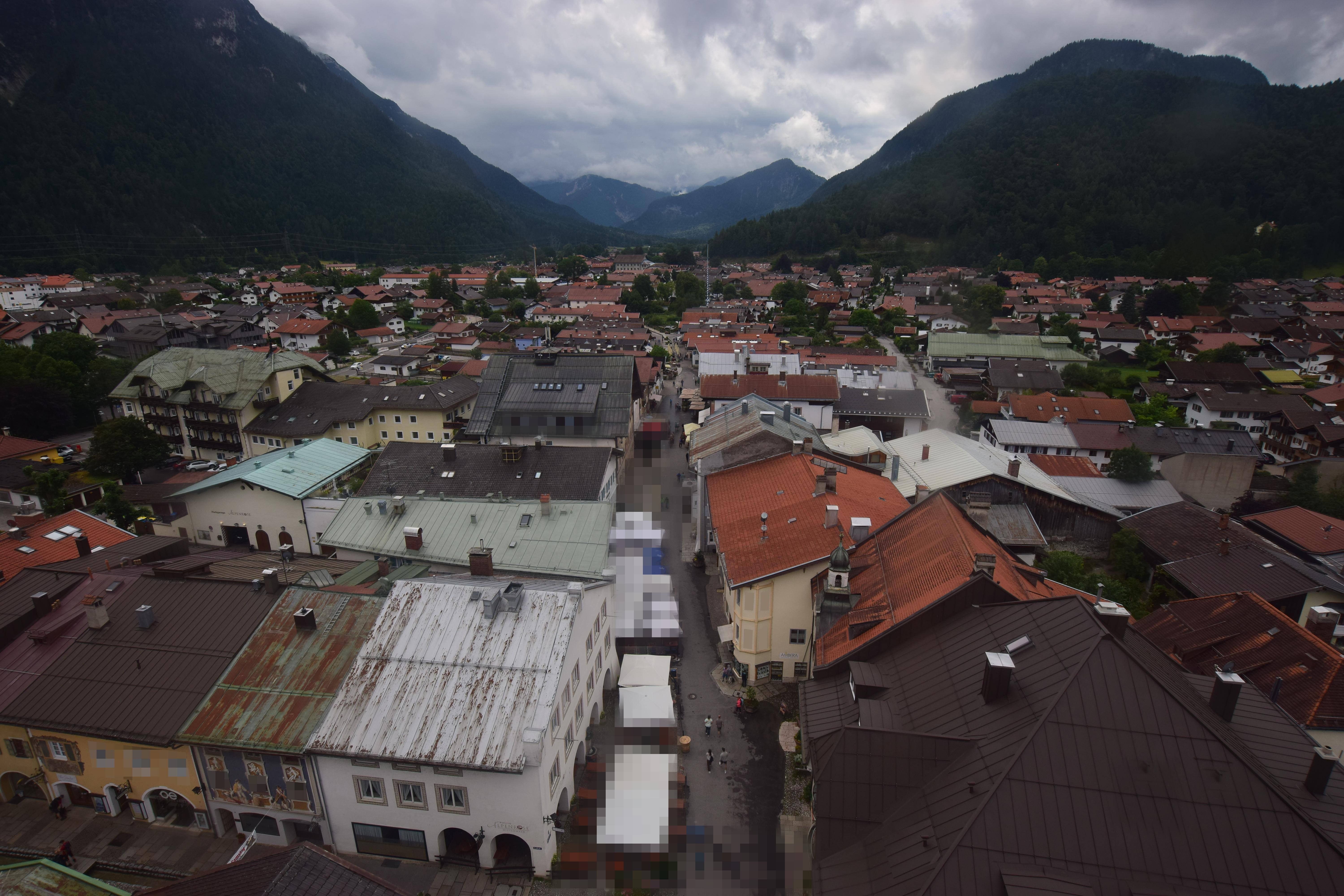 Archiv Foto Webcam Karwendel Mittenwald - Kirche