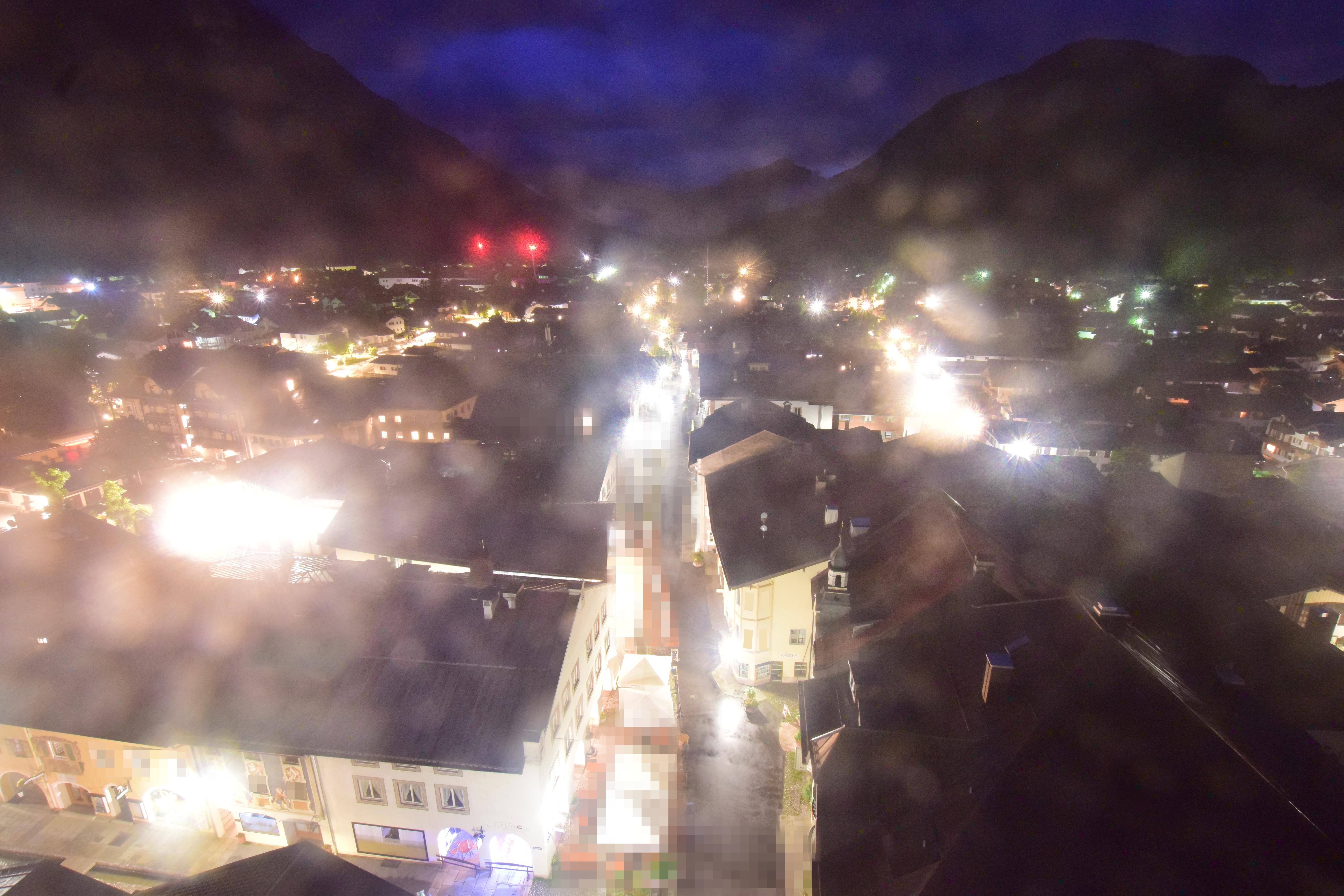 Archiv Foto Webcam Karwendel Mittenwald - Kirche