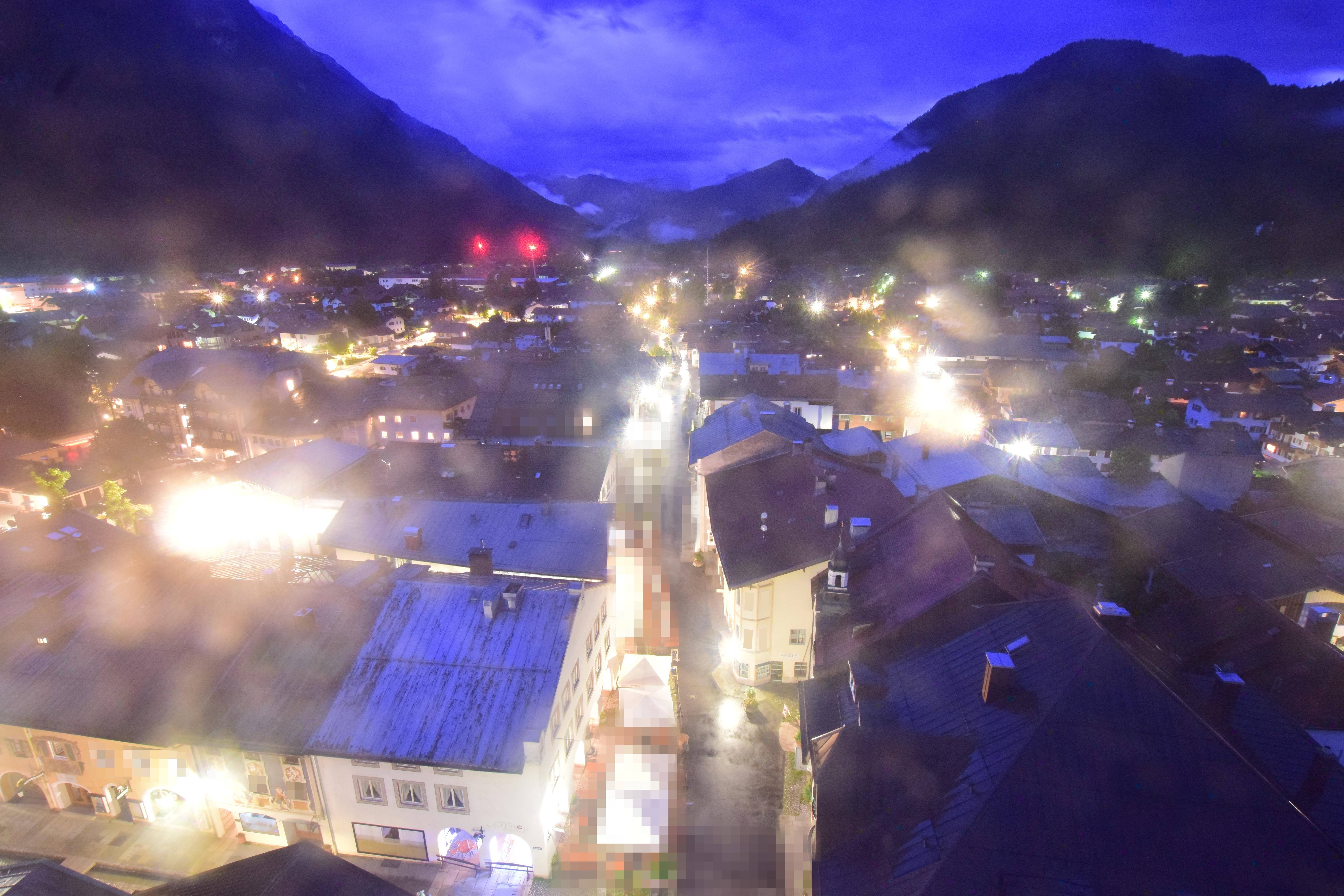 Archiv Foto Webcam Karwendel Mittenwald - Kirche